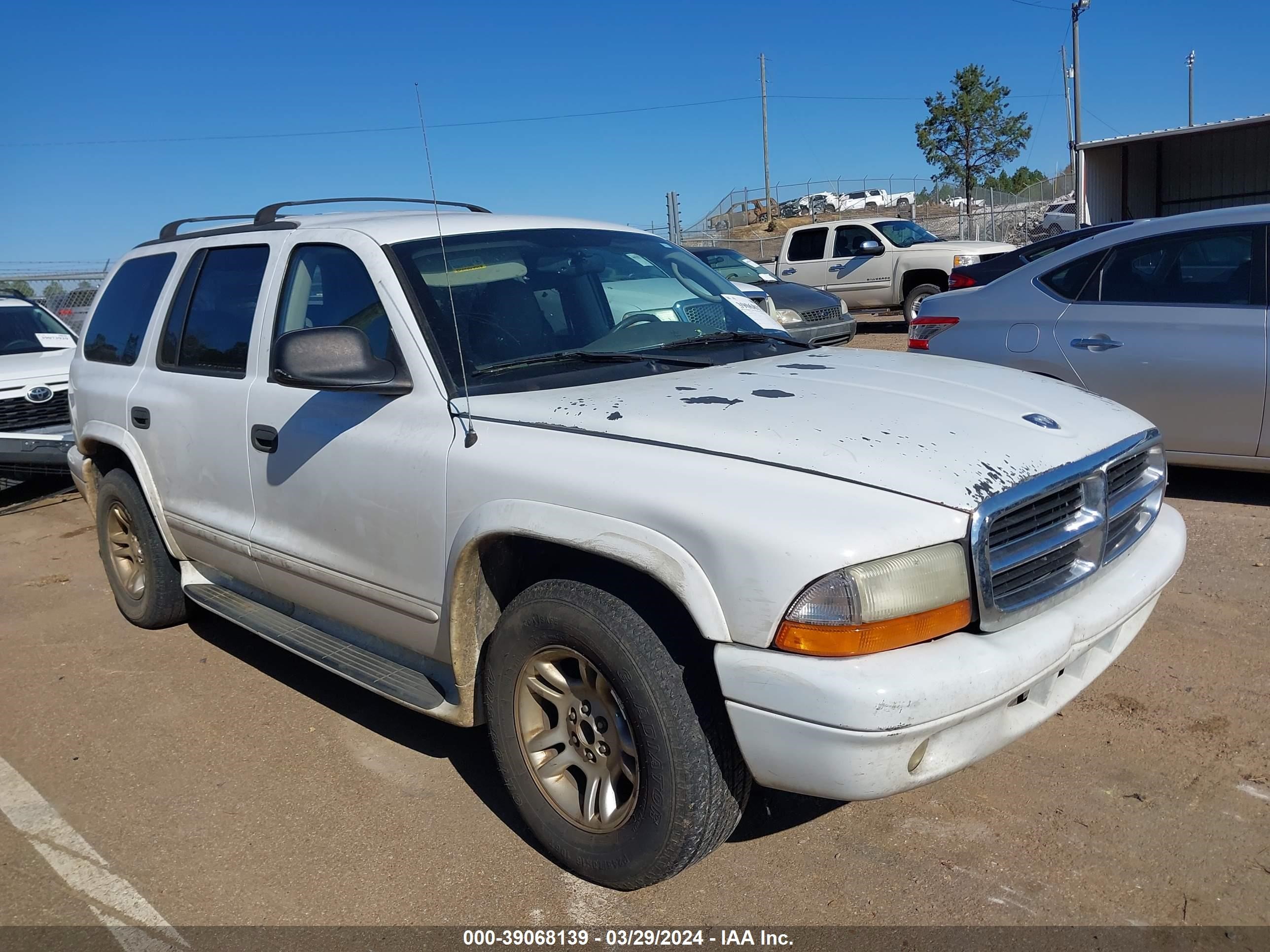 dodge durango 2003 1d4hr58n73f518293