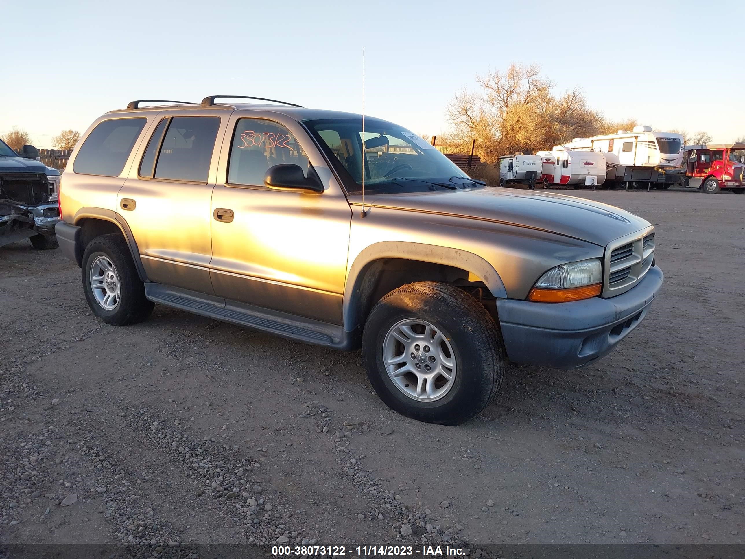 dodge durango 2003 1d4hs38n03f575444