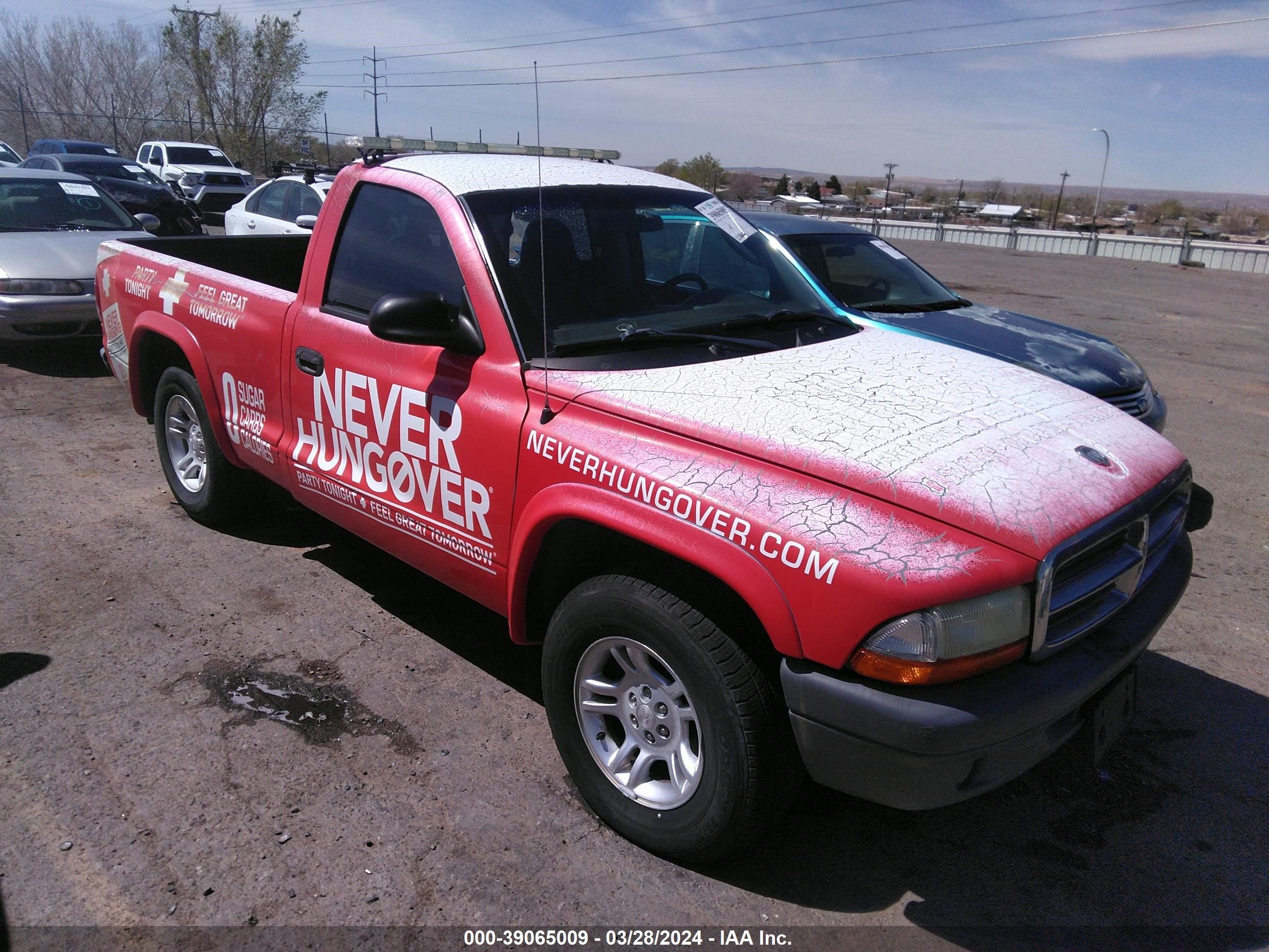 dodge dakota 2004 1d7fl16kx4s576694