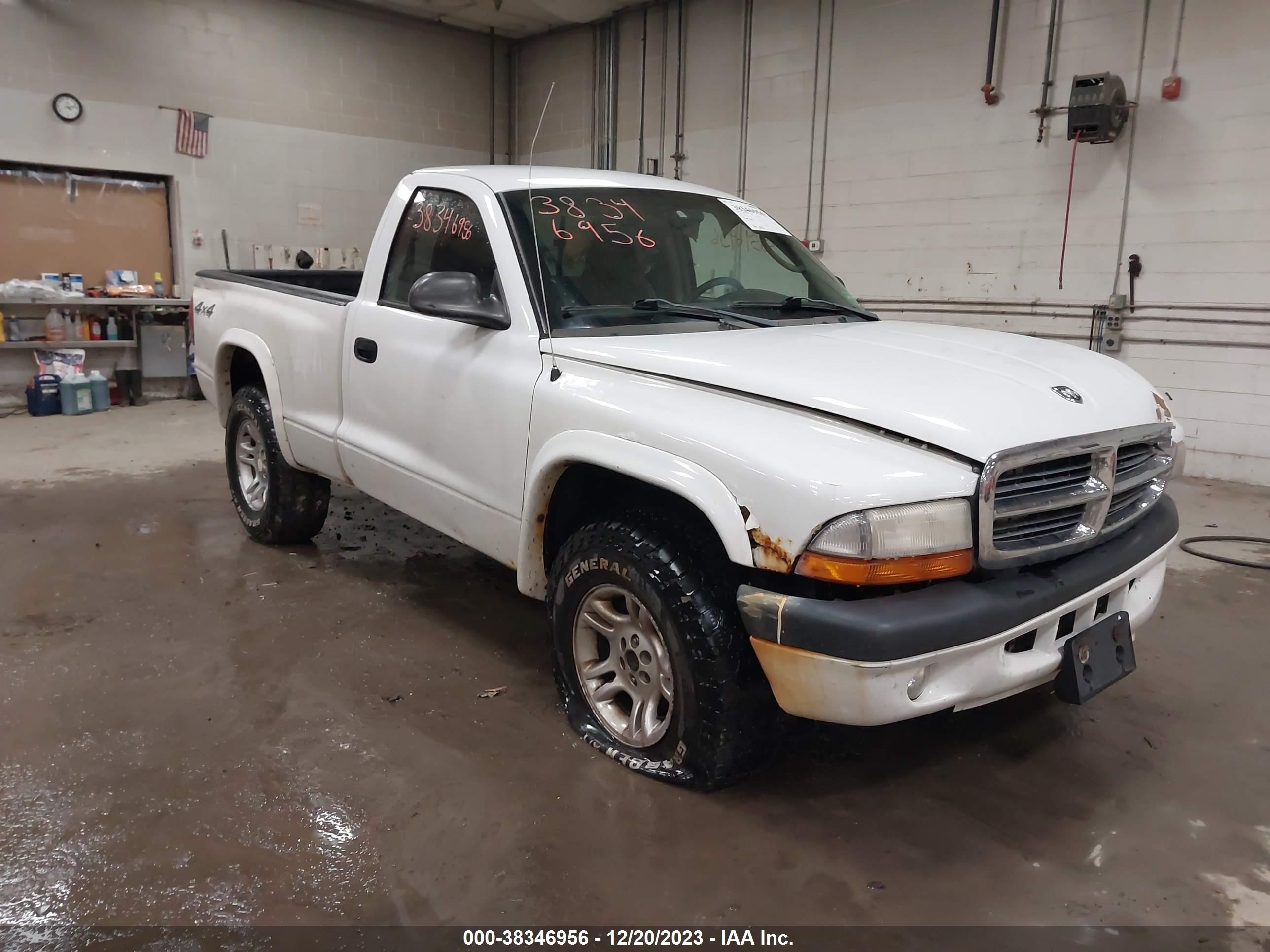 dodge dakota 2004 1d7gg36n44s698448