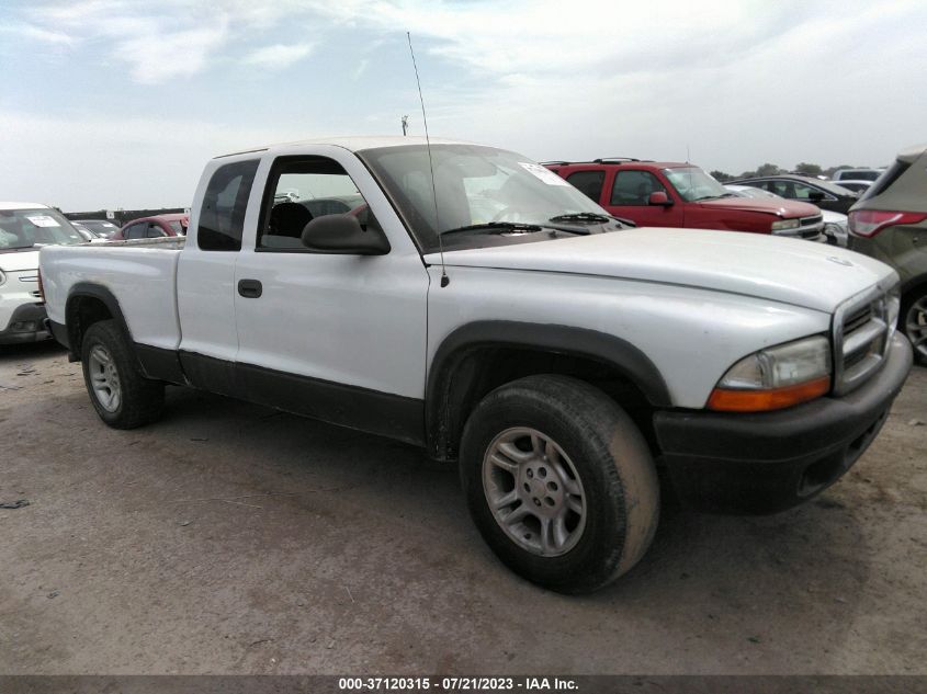 dodge dakota 2004 1d7gl12k64s742493