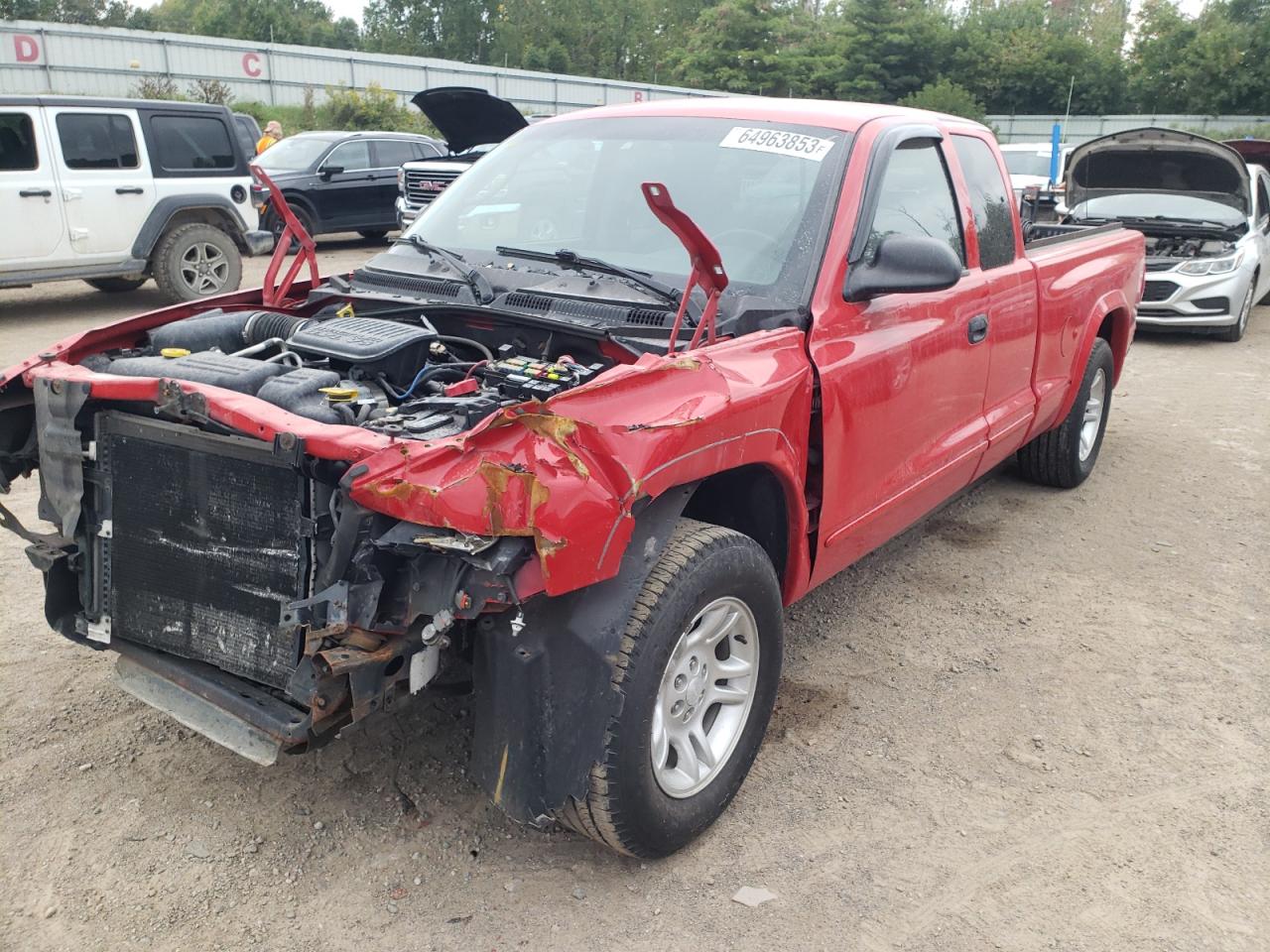 dodge dakota 2004 1d7gl42k74s706135