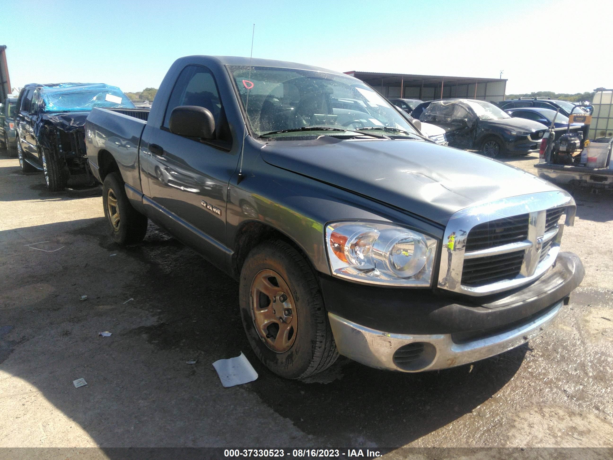 dodge ram 2008 1d7ha16k48j187365