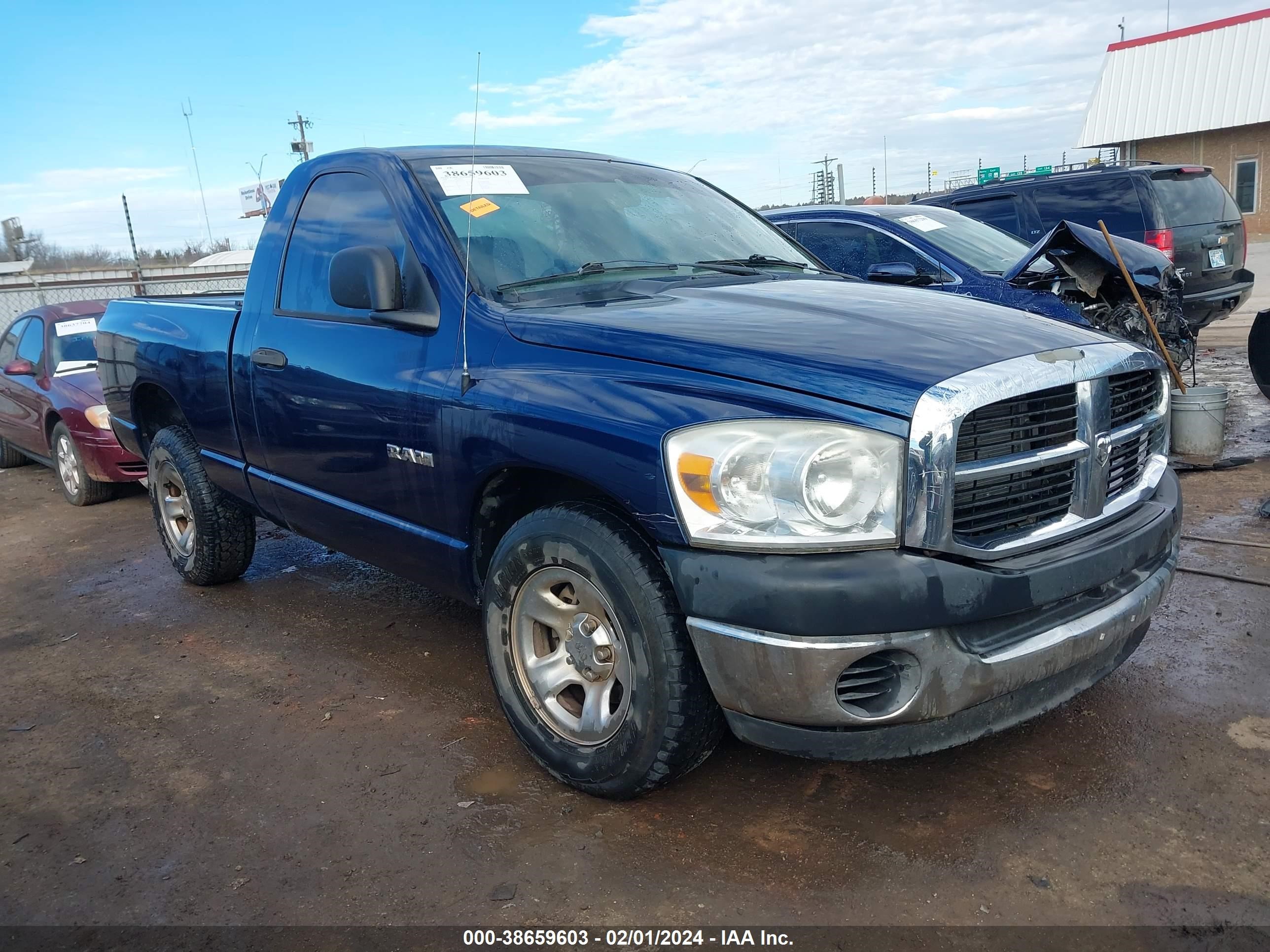 dodge ram 2008 1d7ha16k88j132322