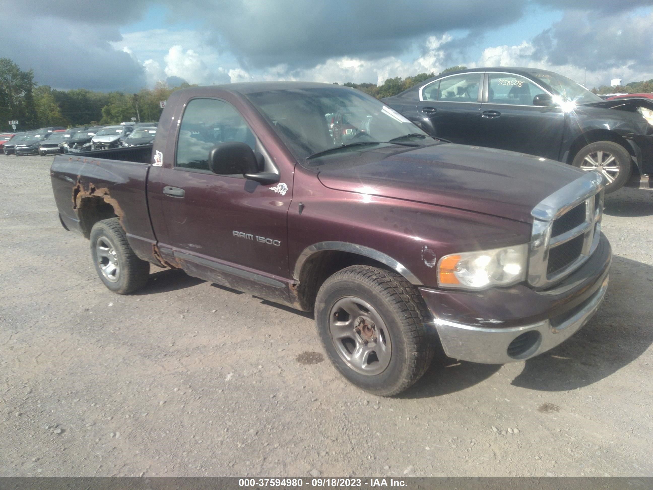 dodge ram 2005 1d7ha16kx5j553180