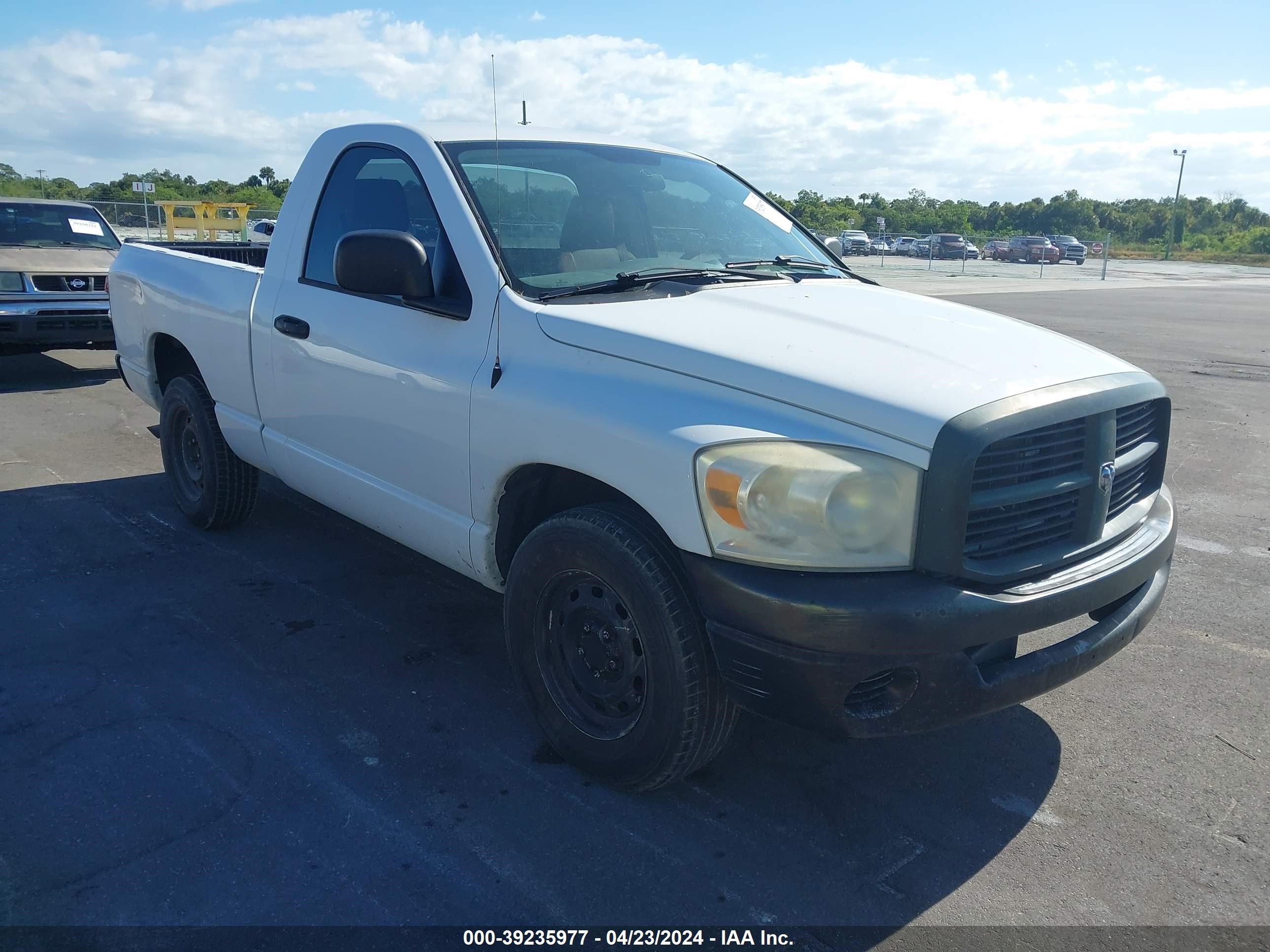 dodge ram 2007 1d7ha16kx7j611811