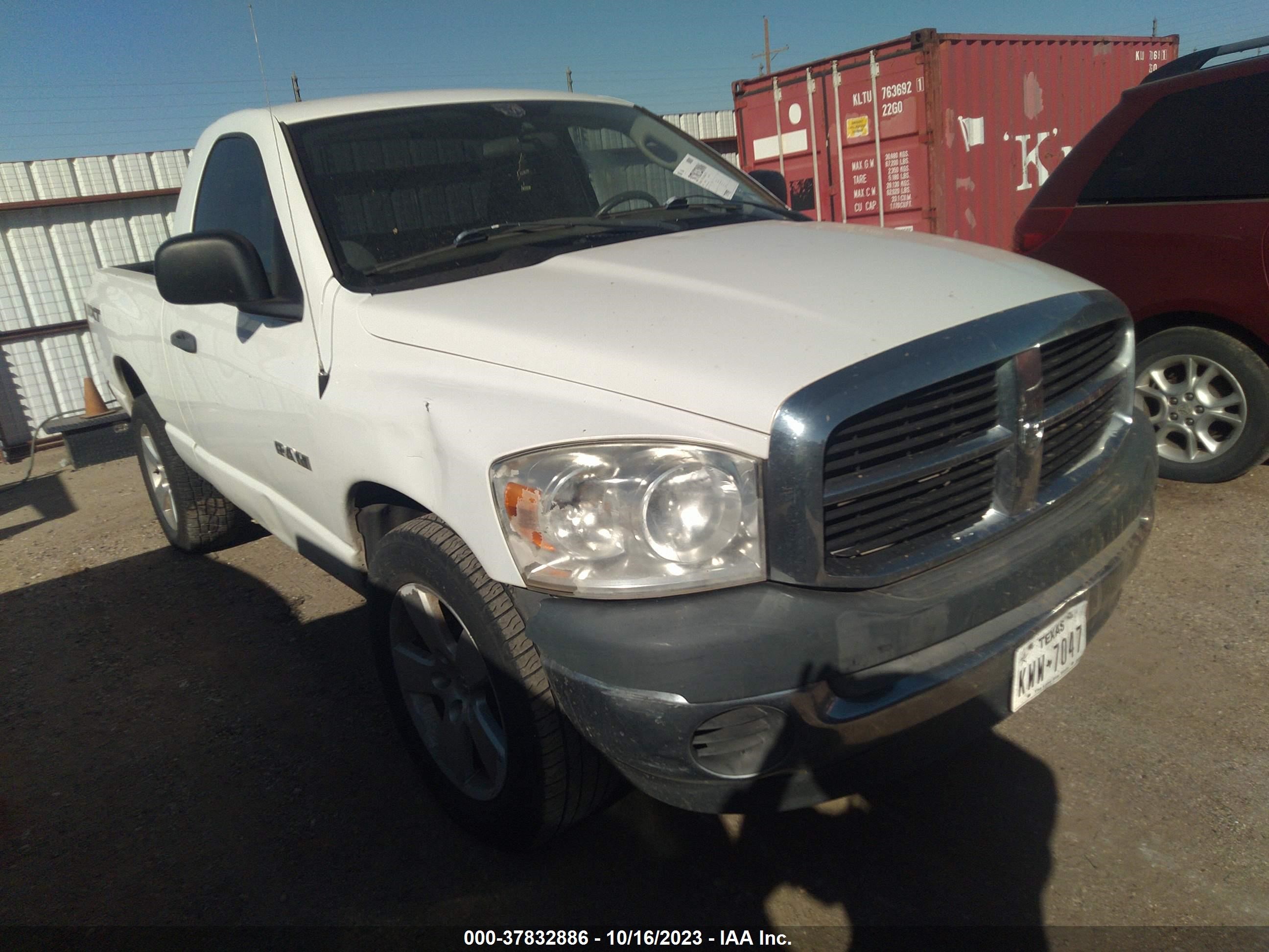 dodge ram 2008 1d7ha16n98j130444