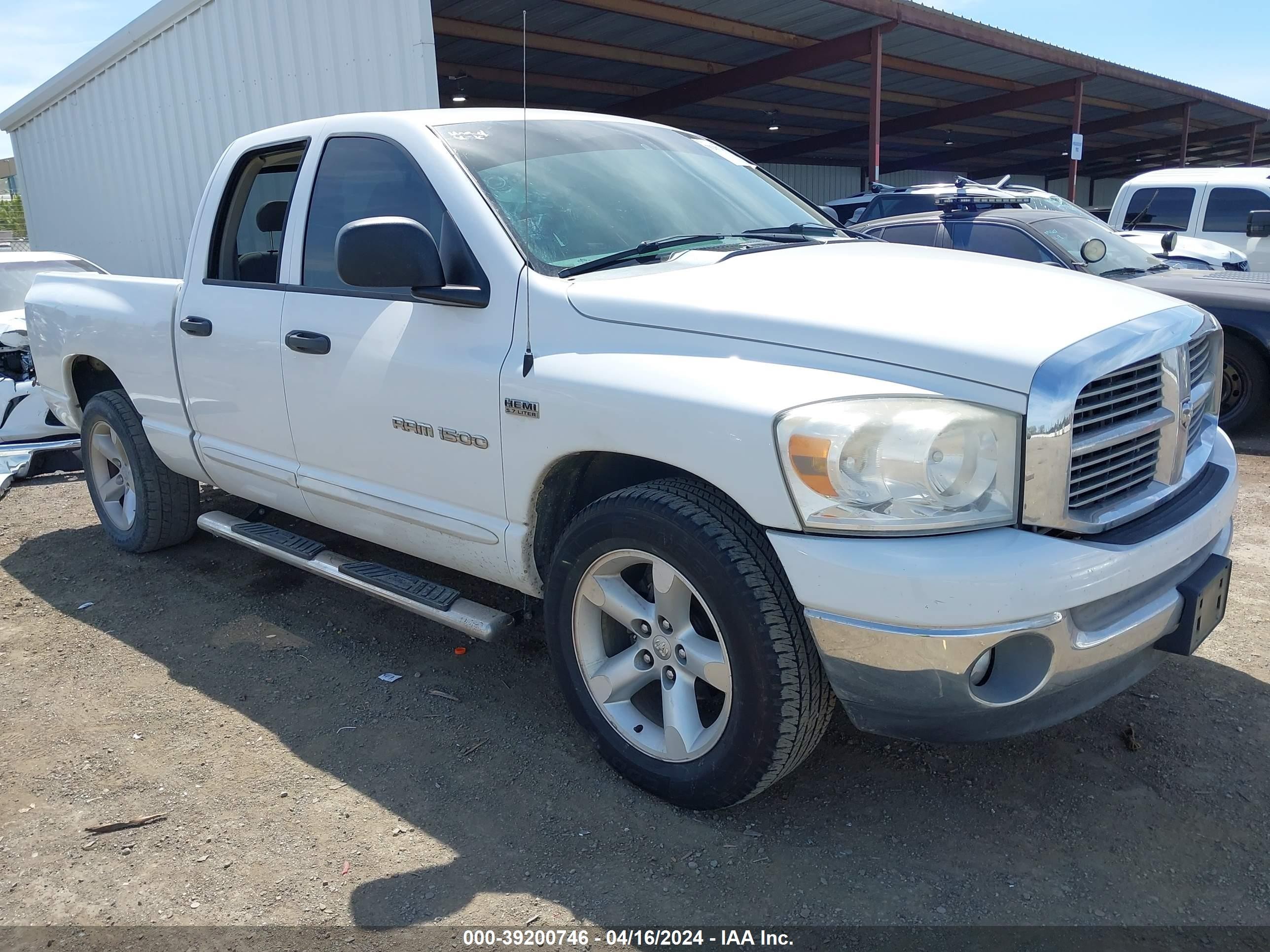 dodge ram 2007 1d7ha18237j522871