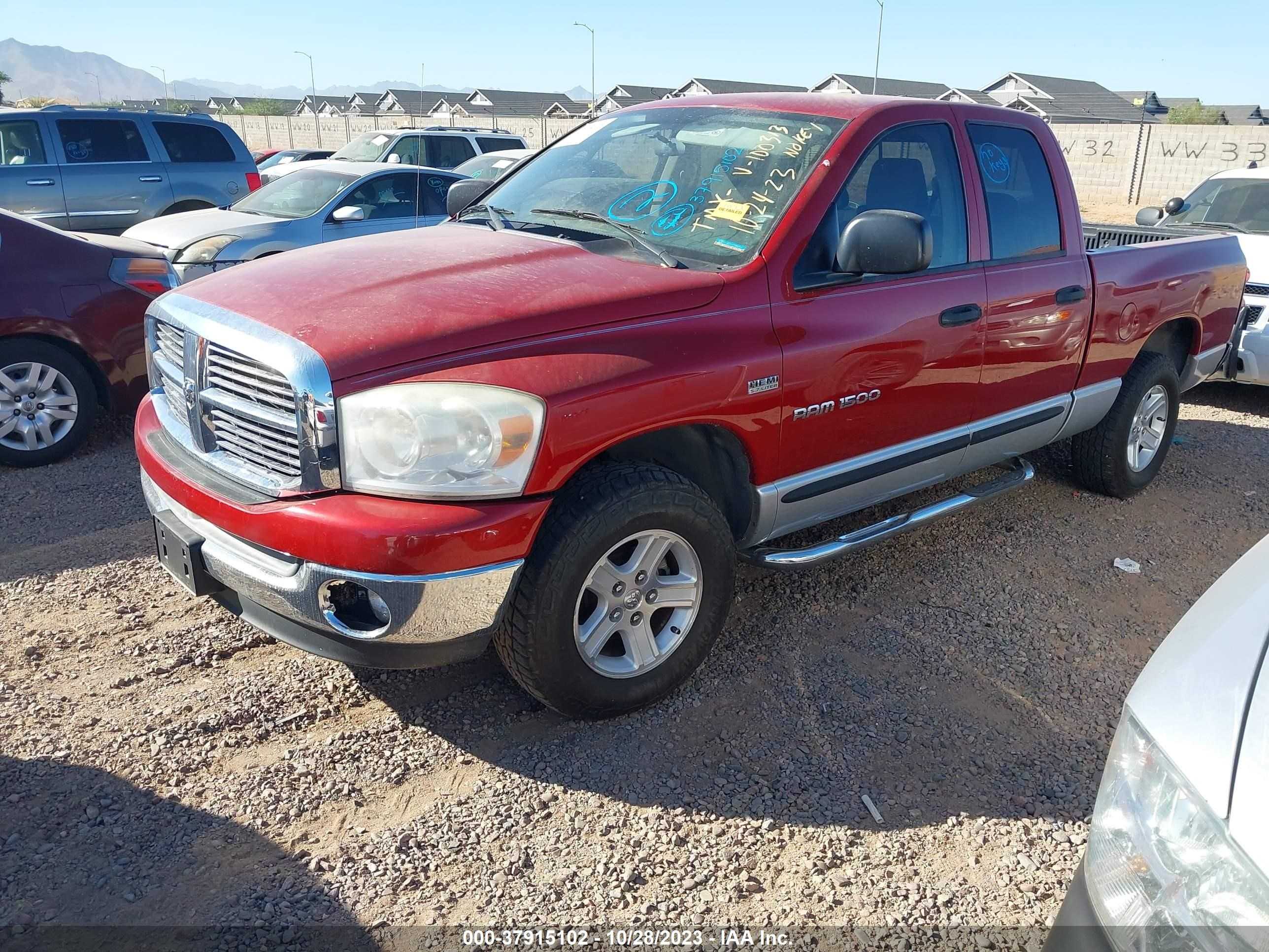 dodge ram 2007 1d7ha18247s100313