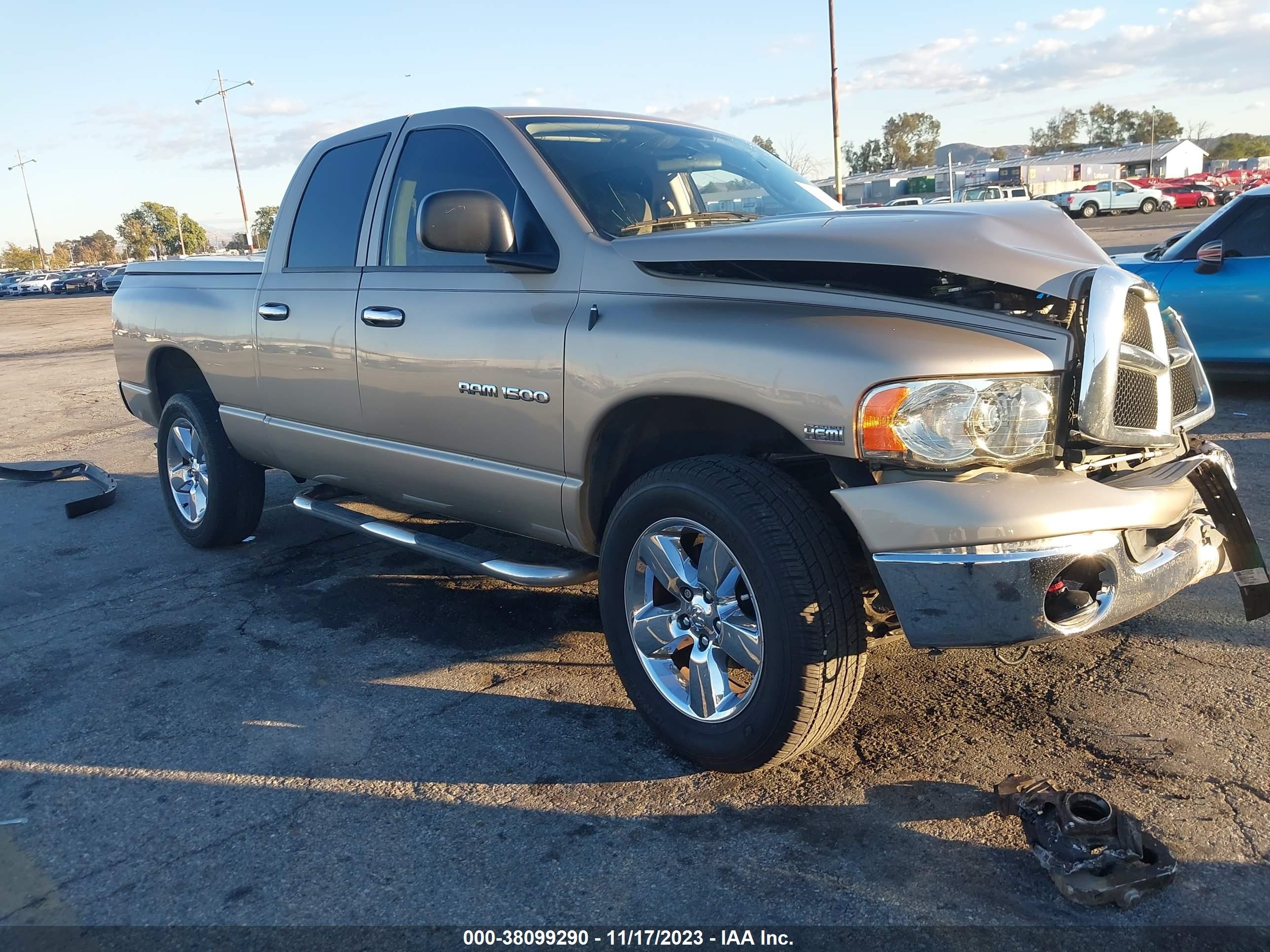 dodge ram 2005 1d7ha18d45j597576