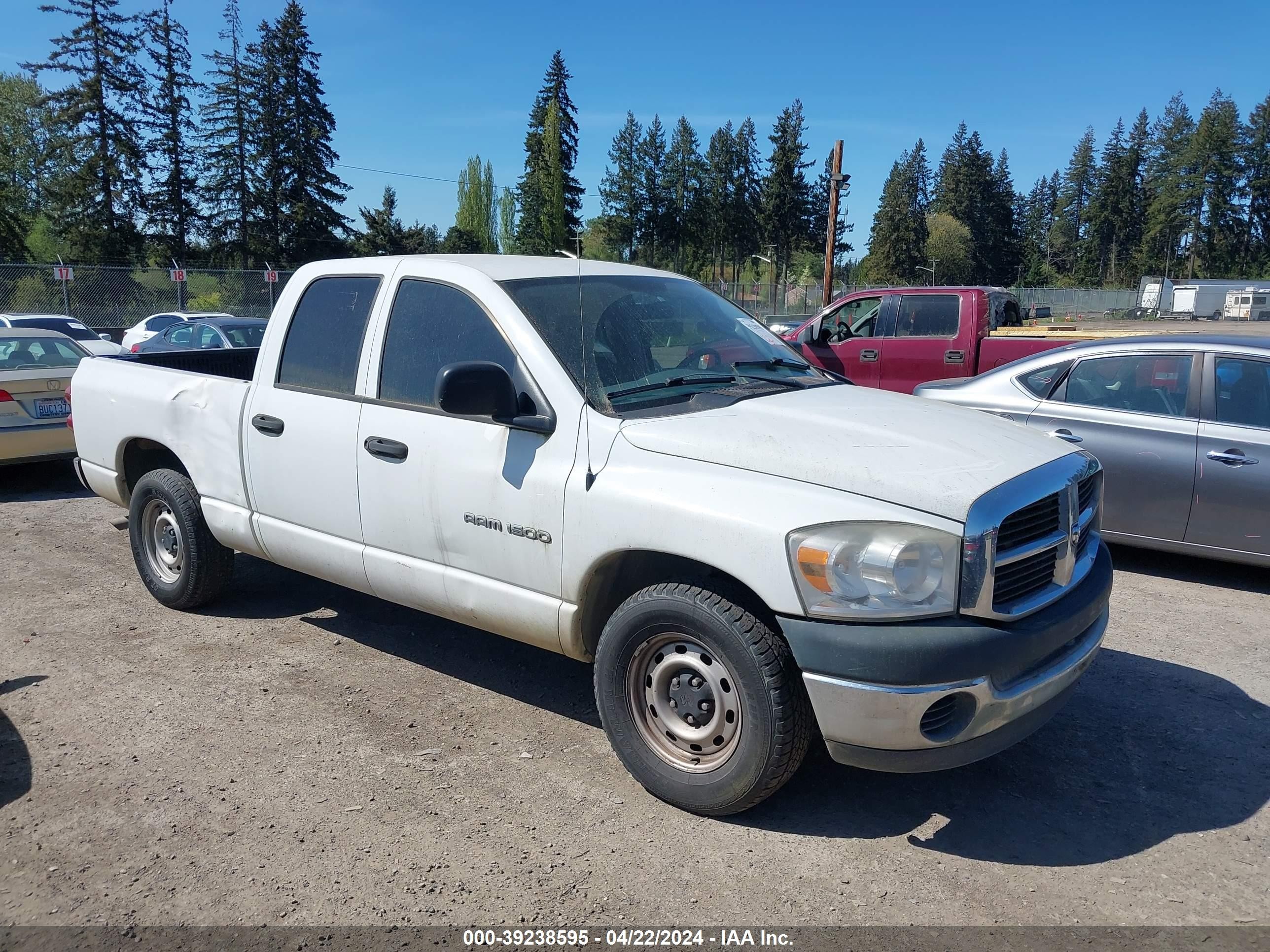 dodge ram 2007 1d7ha18k67j593871