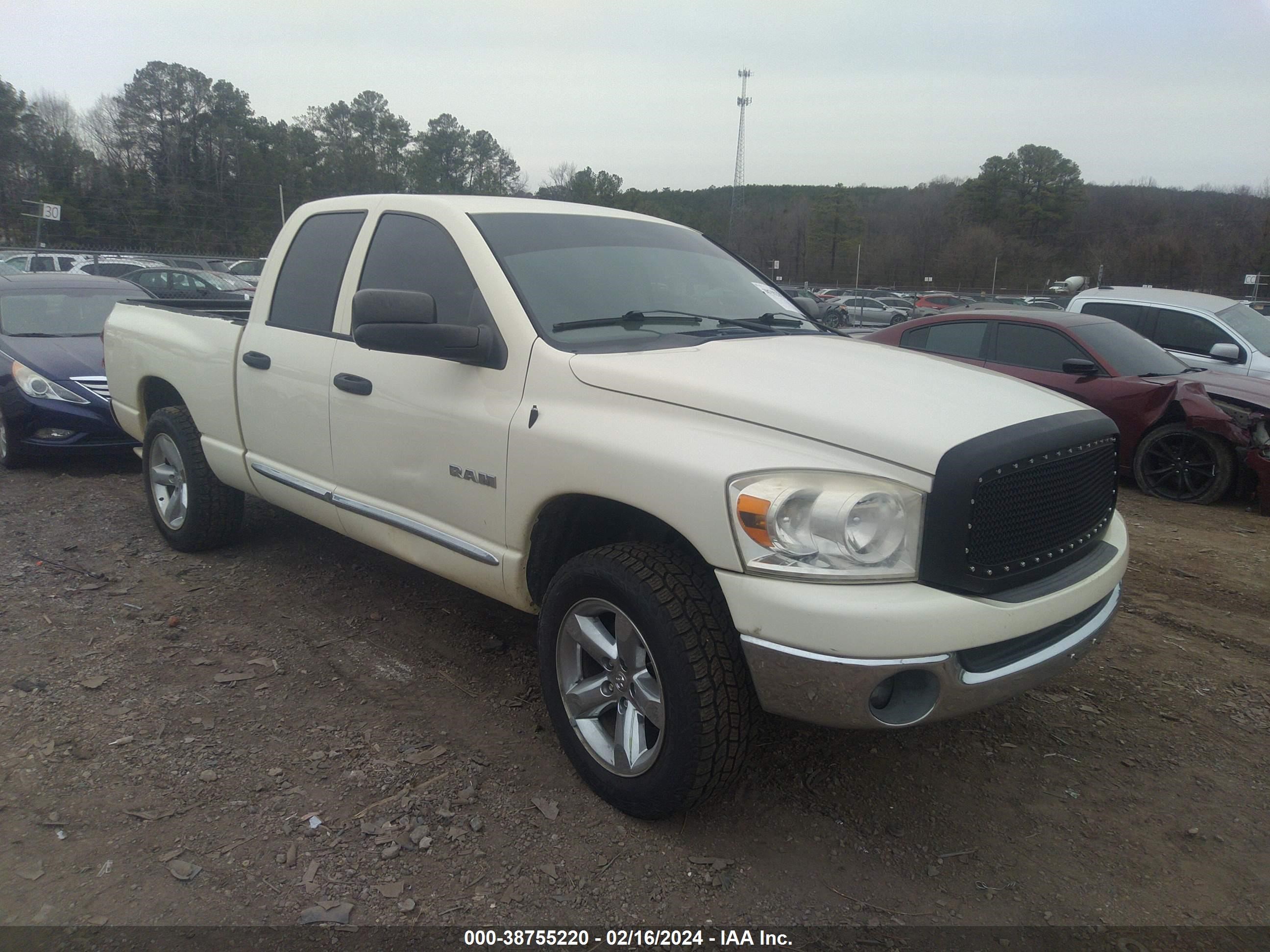 dodge ram 2008 1d7ha18n18j209796