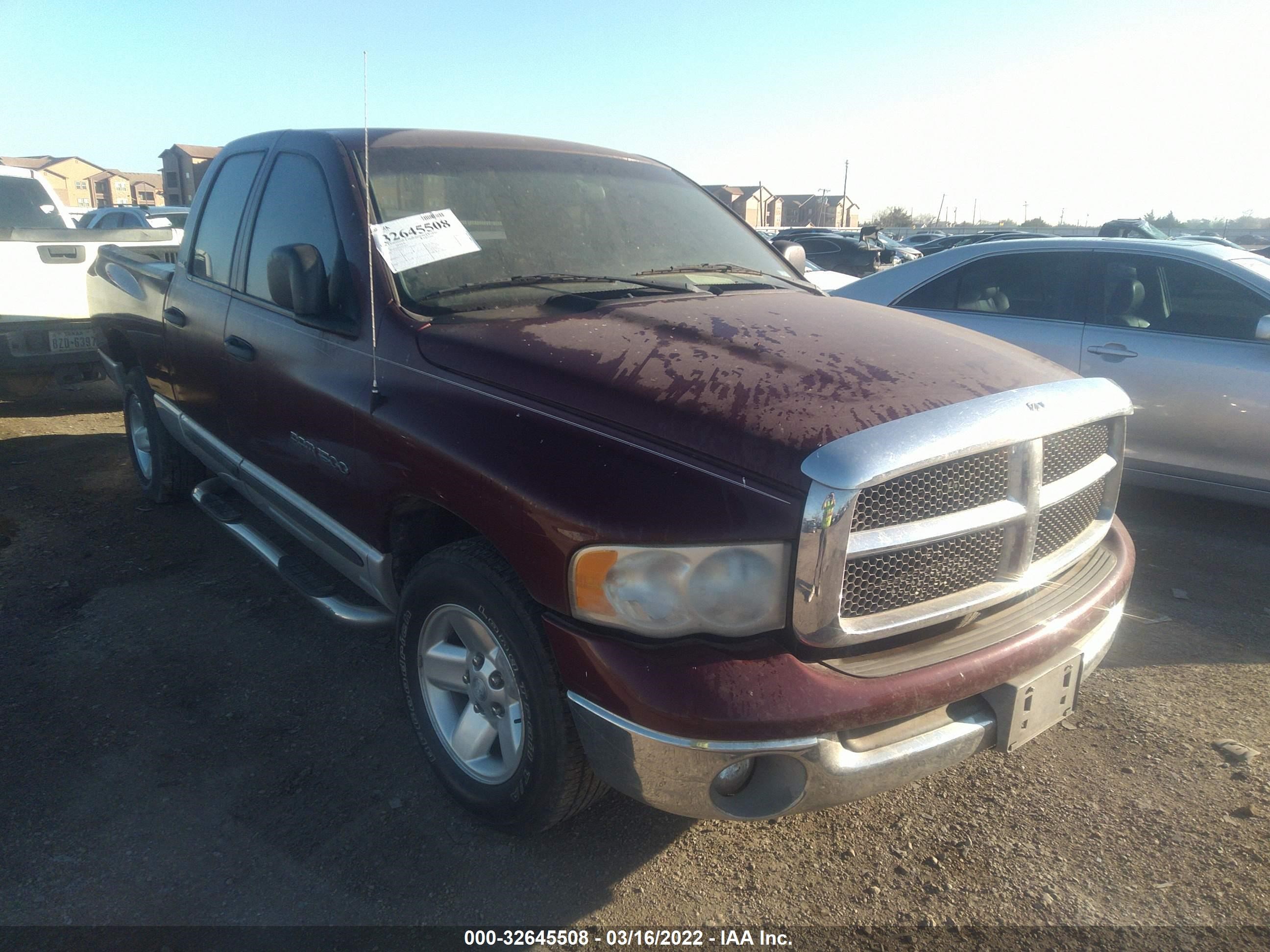 dodge ram 2002 1d7ha18n82s609971