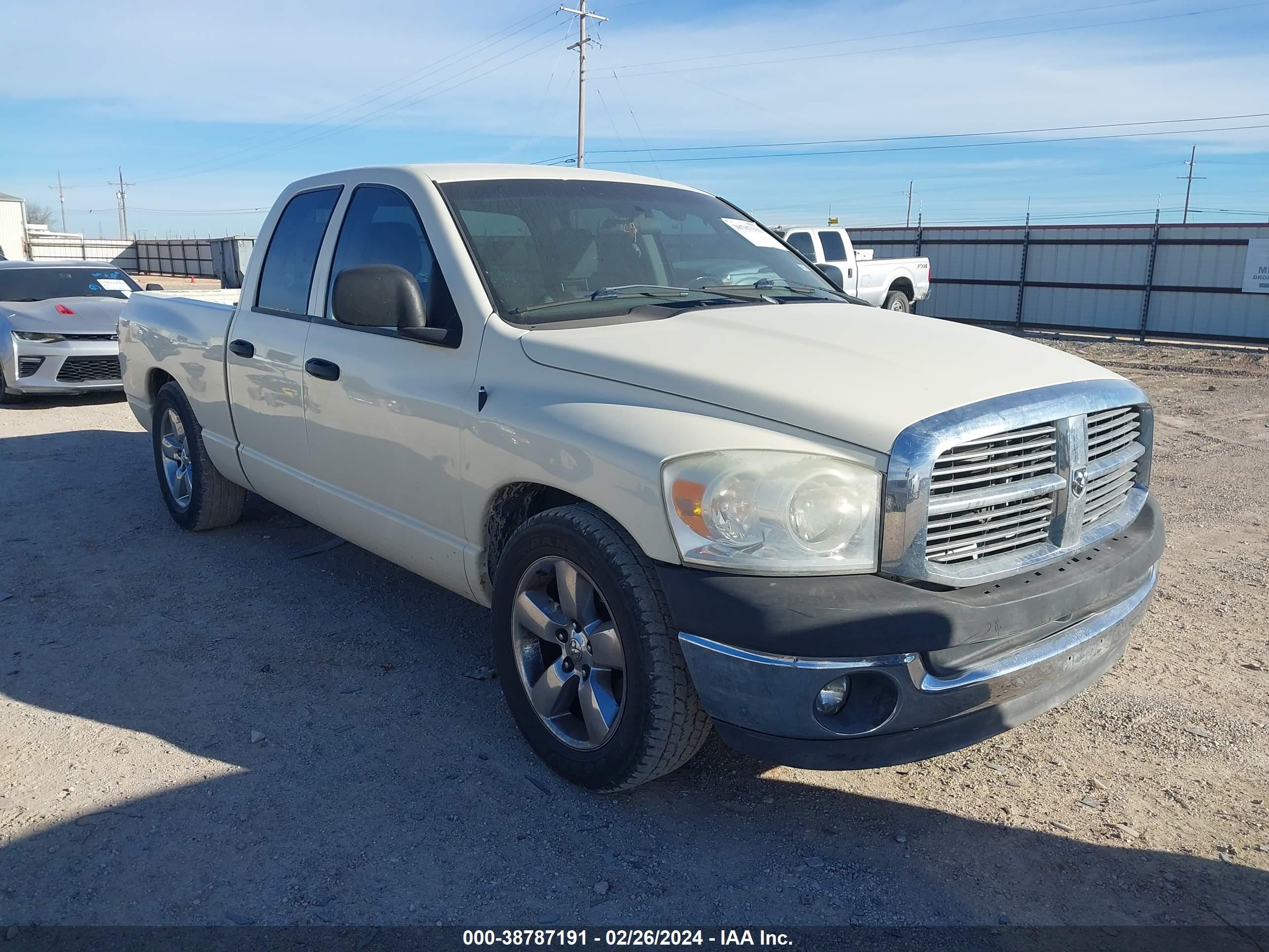 dodge ram 2007 1d7ha18p87j608608