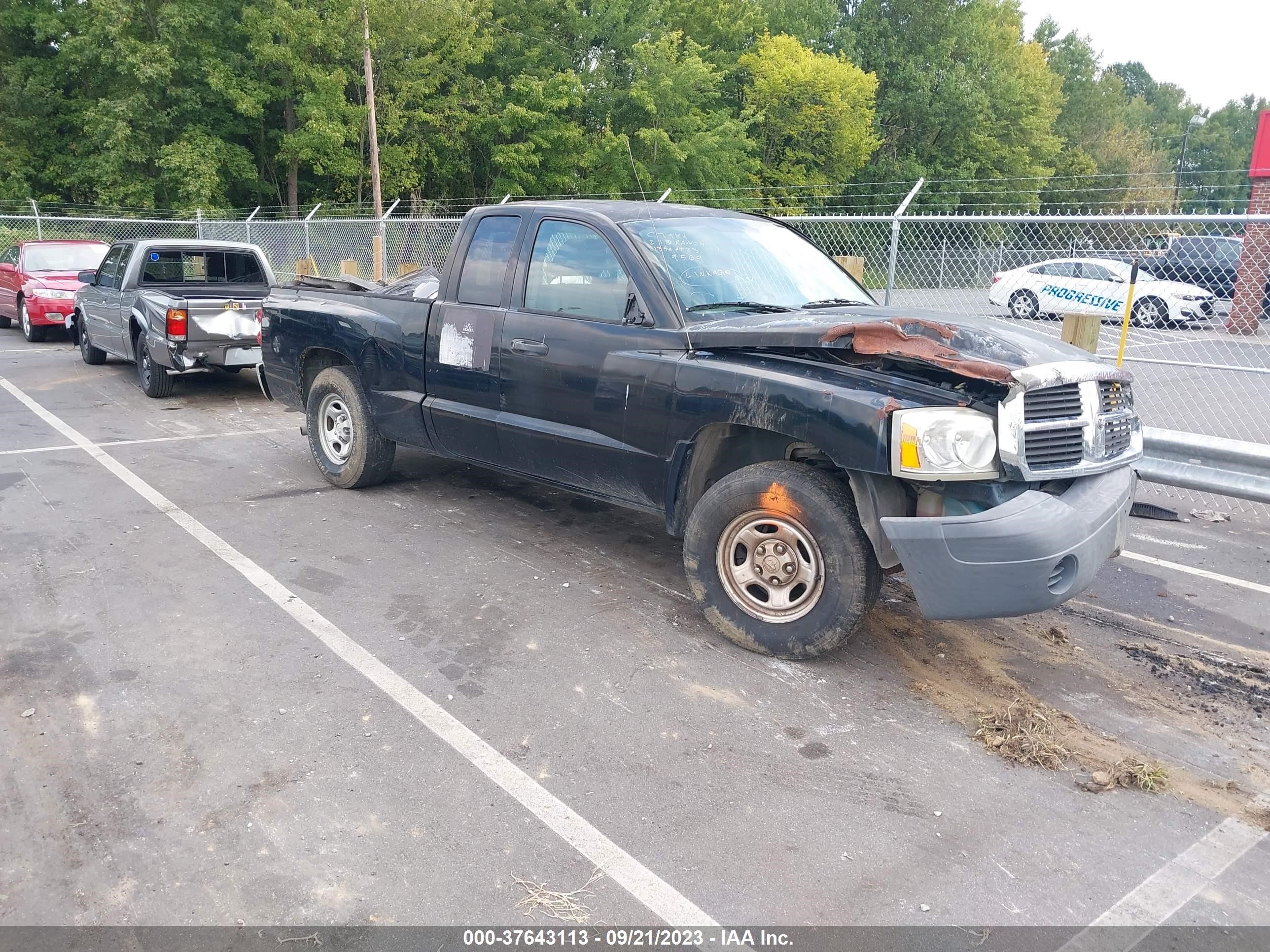 dodge dakota 2005 1d7he22k05s329569