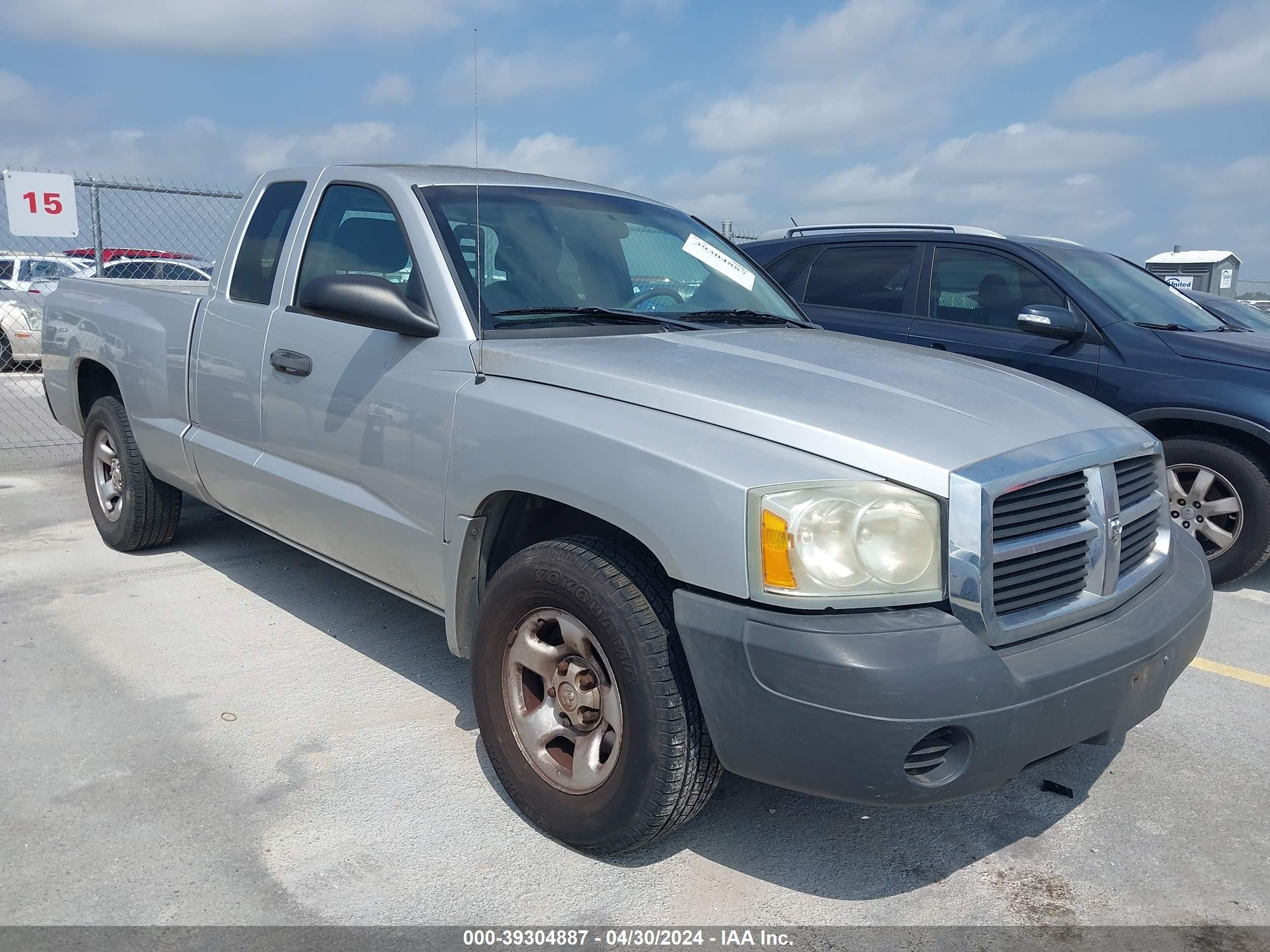 dodge dakota 2005 1d7he22k55s126869