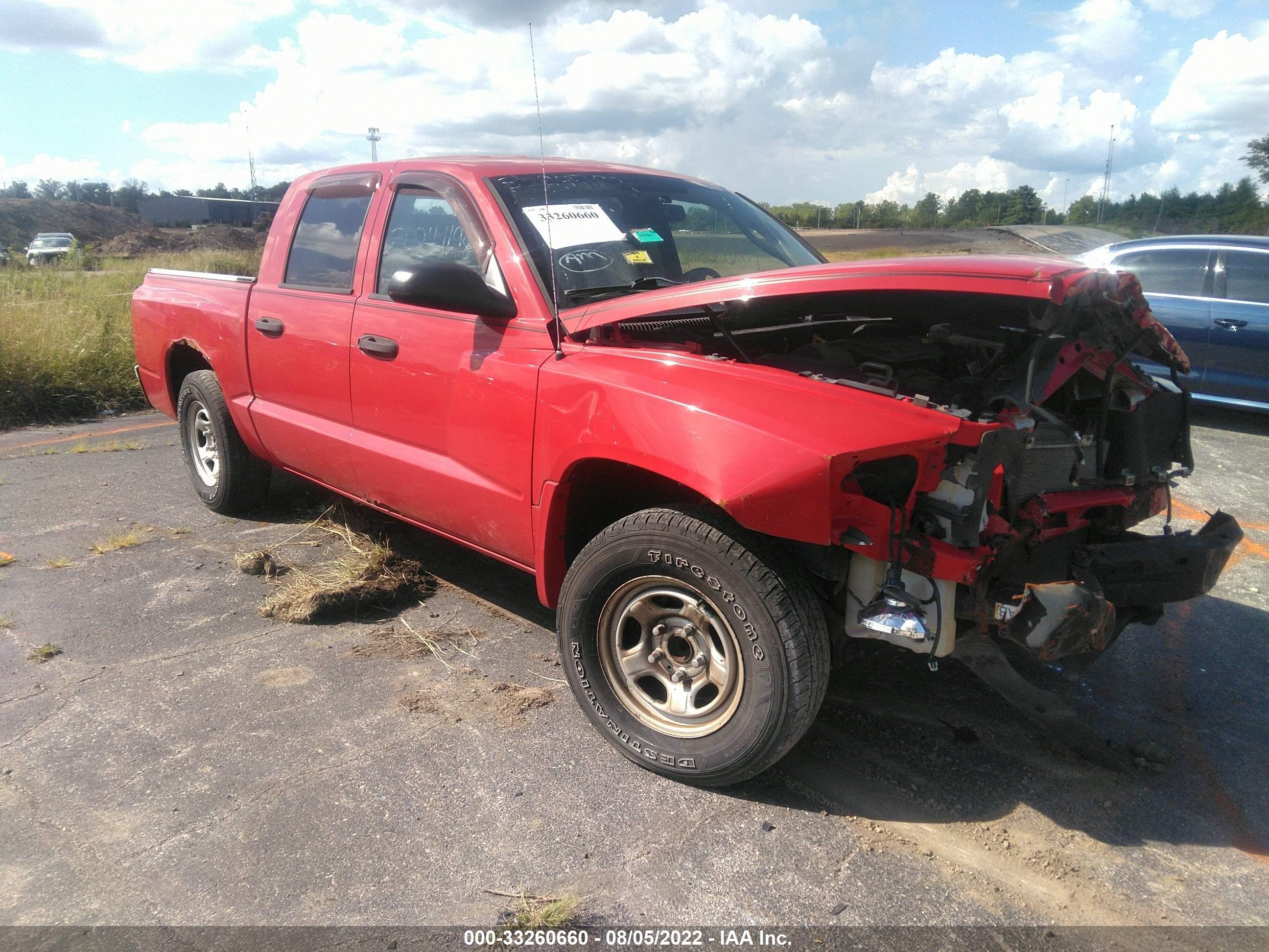 dodge dakota 2005 1d7he28k05s242780