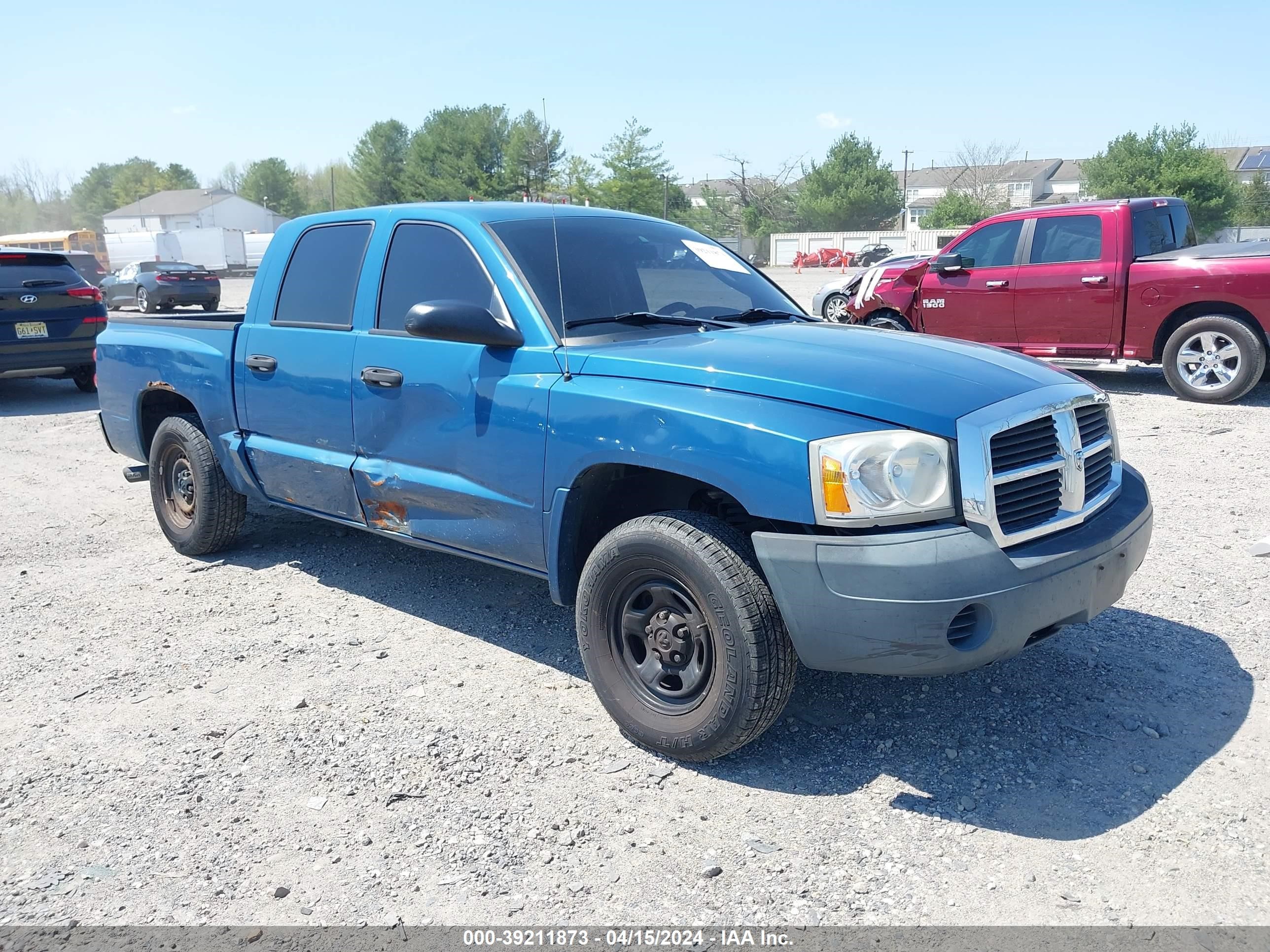 dodge dakota 2005 1d7he28k75s277378