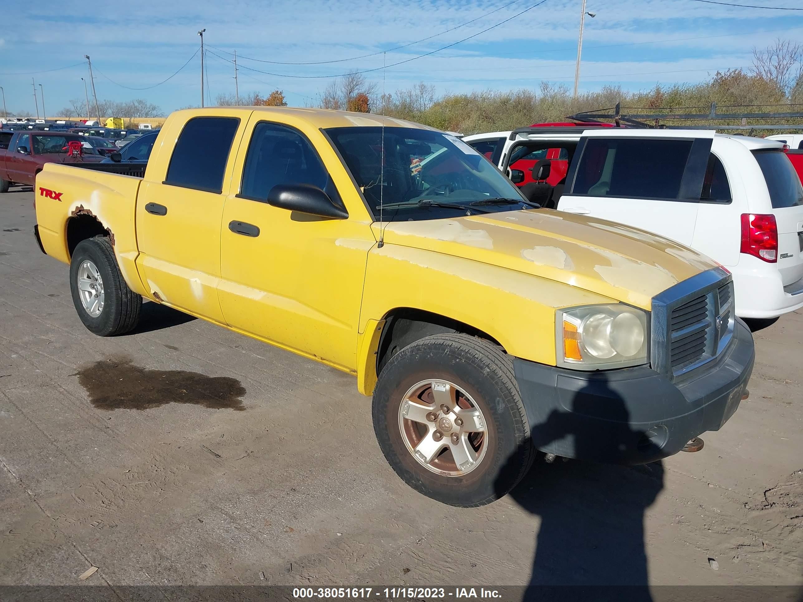 dodge dakota 2006 1d7he28n56s527471