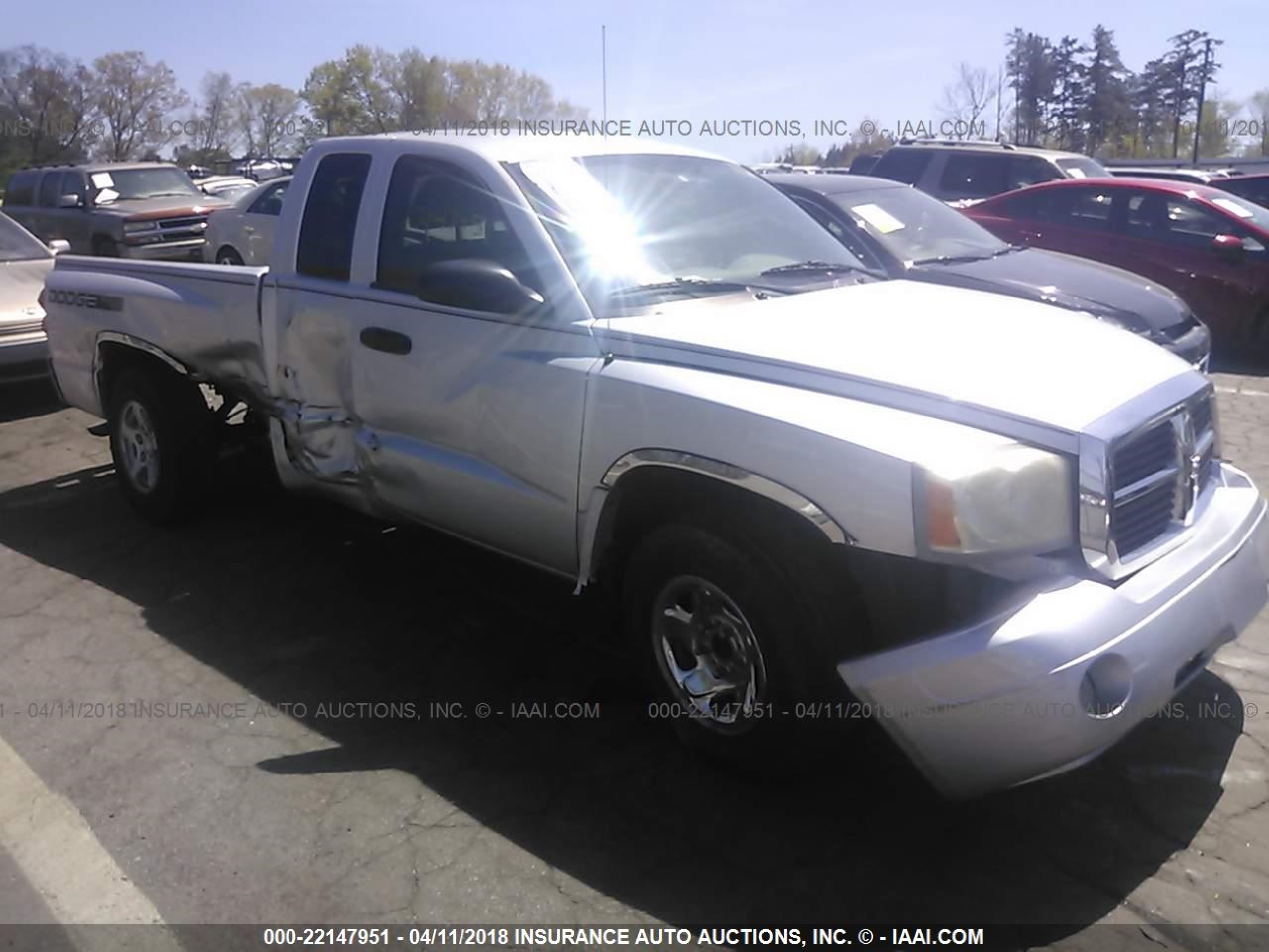 dodge dakota 2006 1d7he42n66s598618