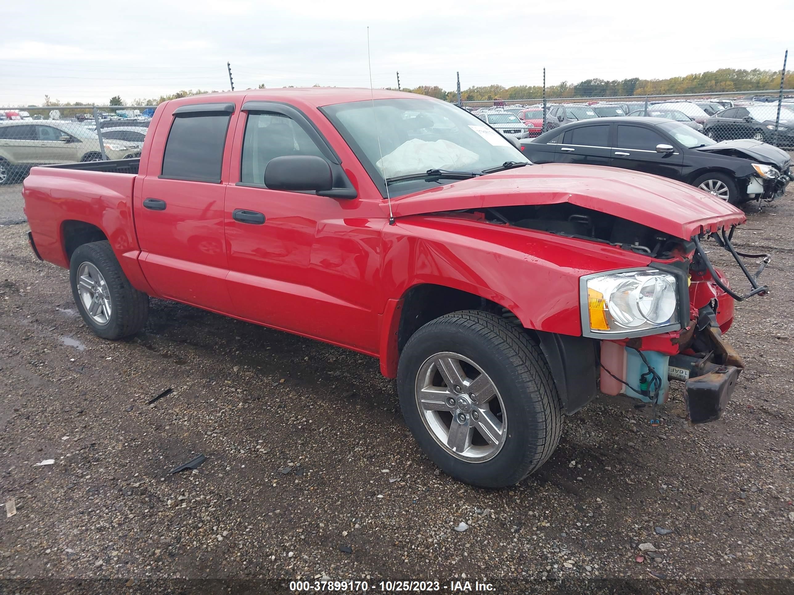 dodge dakota 2007 1d7he48k07s204819