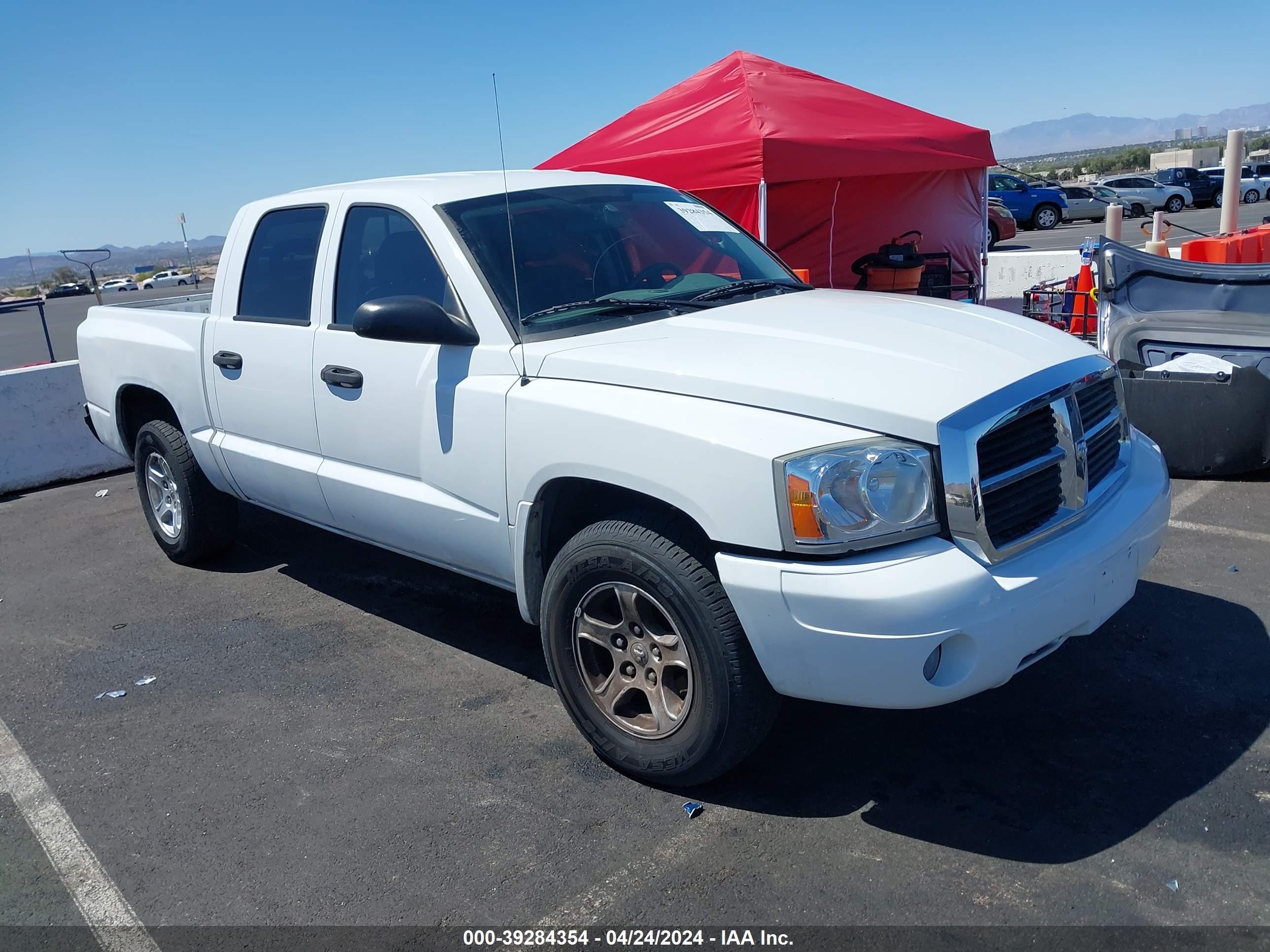 dodge dakota 2007 1d7he48k27s127046