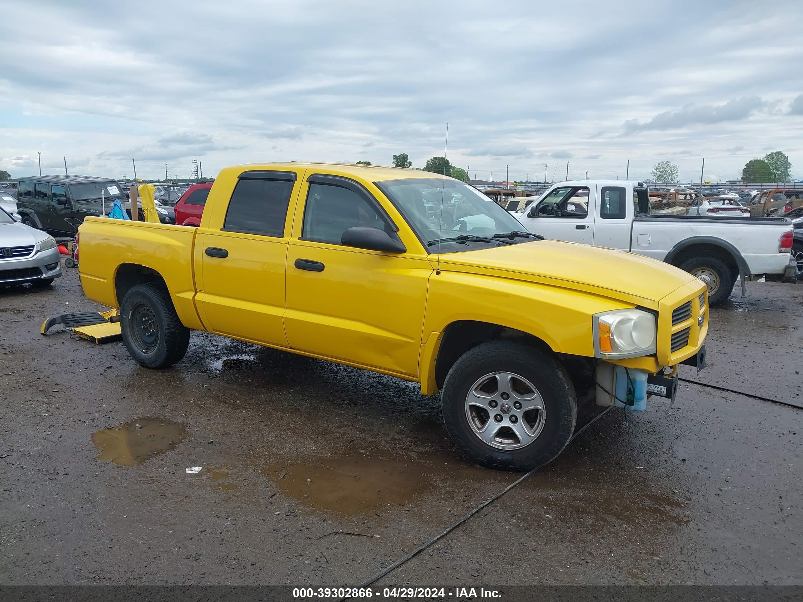 dodge dakota 2007 1d7he48k47s267065