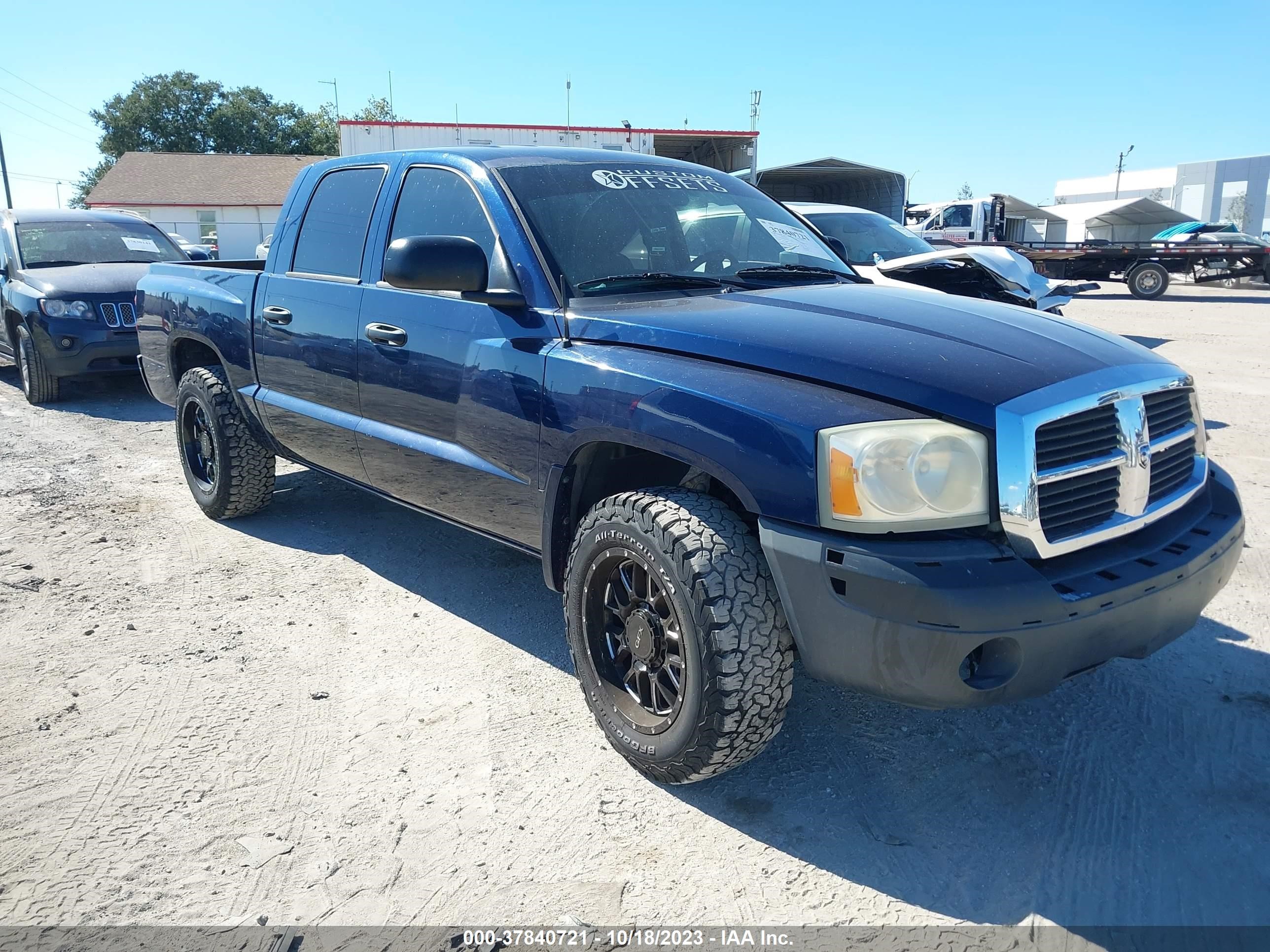 dodge dakota 2005 1d7he48n35s168812