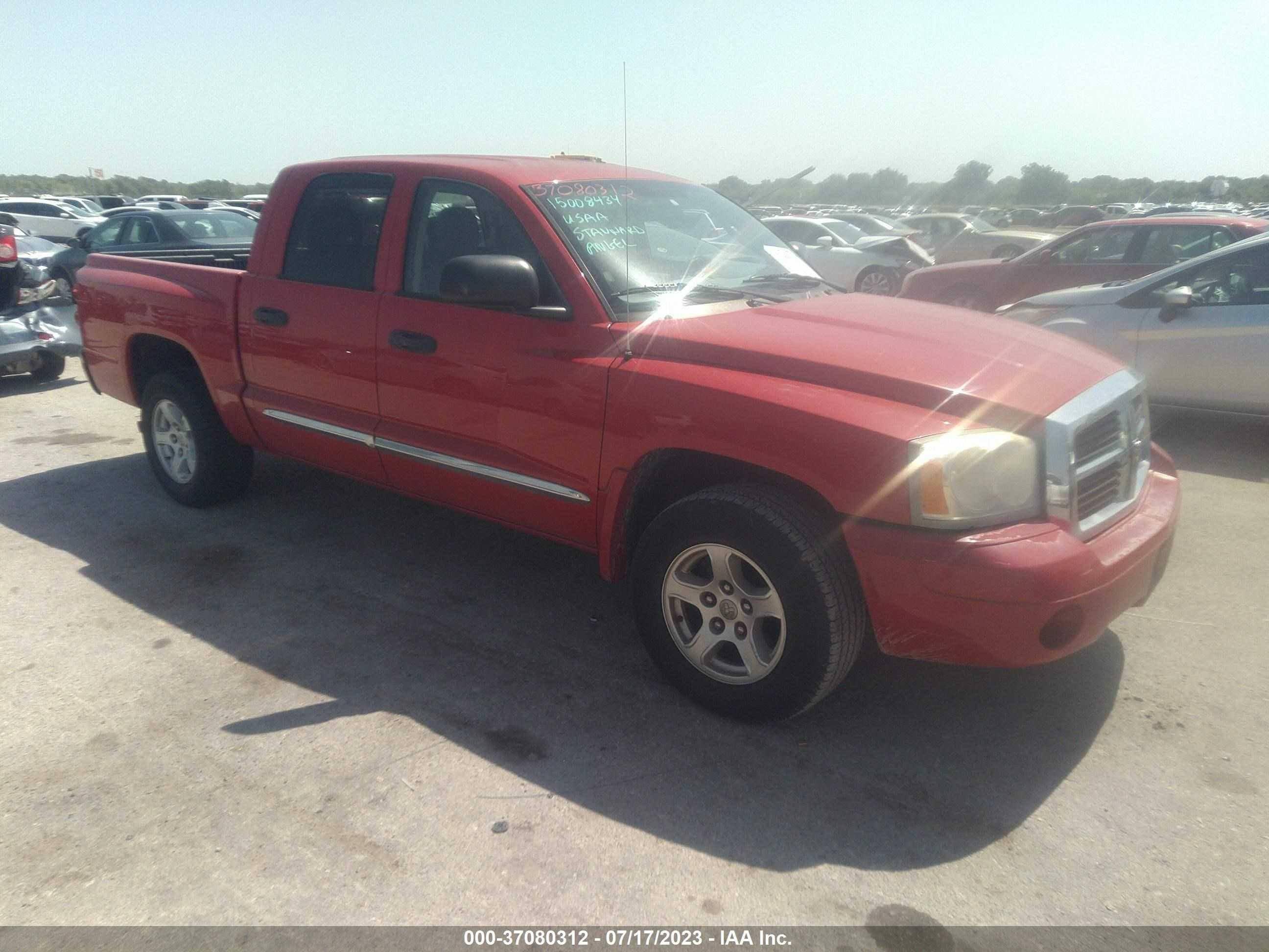 dodge dakota 2005 1d7he48n35s329742