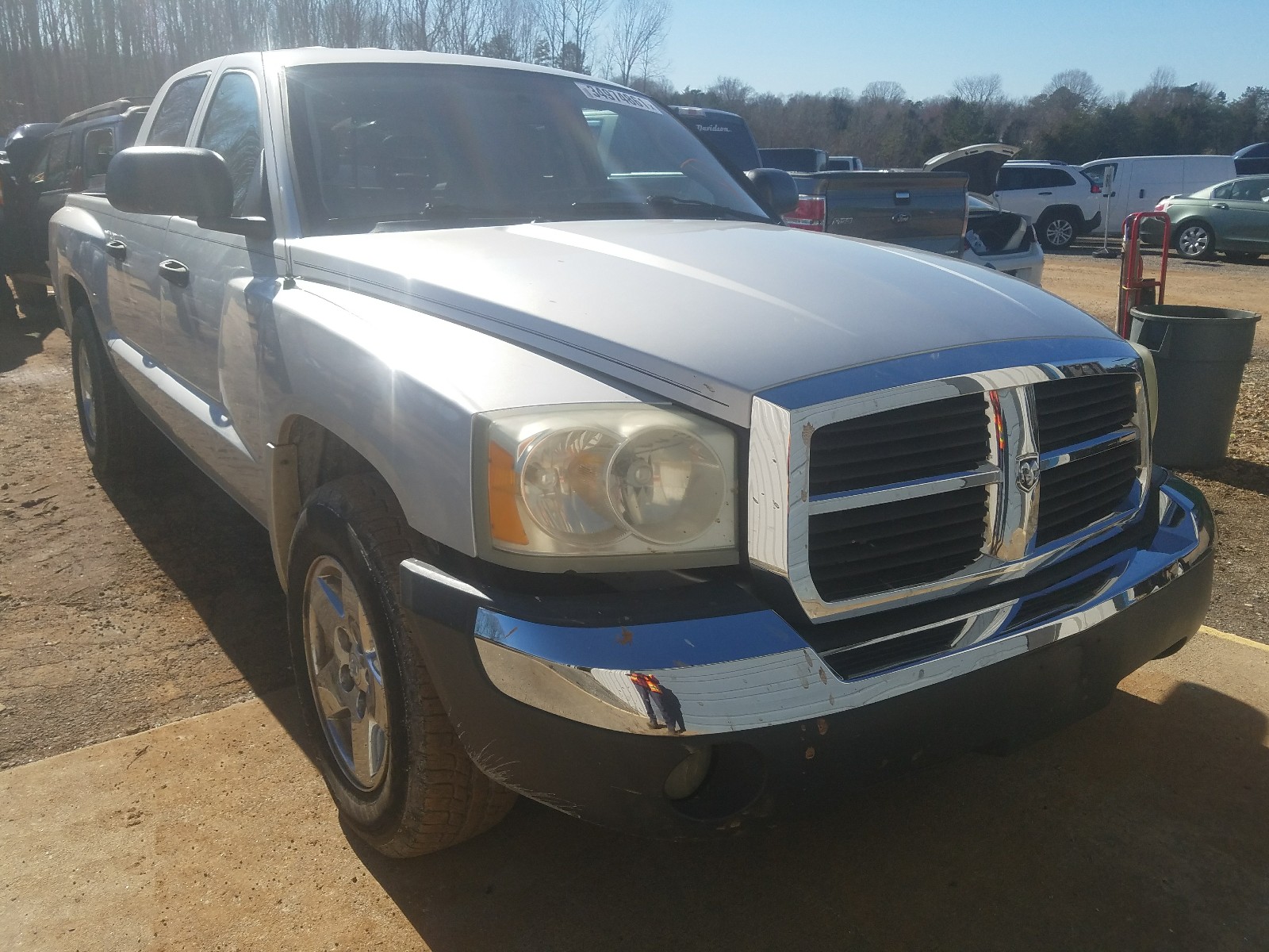 dodge dakota qua 2005 1d7he48n45s117710