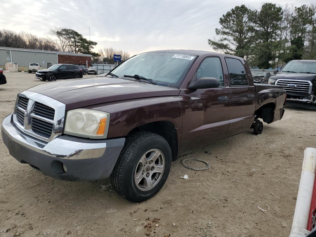 dodge dakota 2005 1d7he48n75s205604