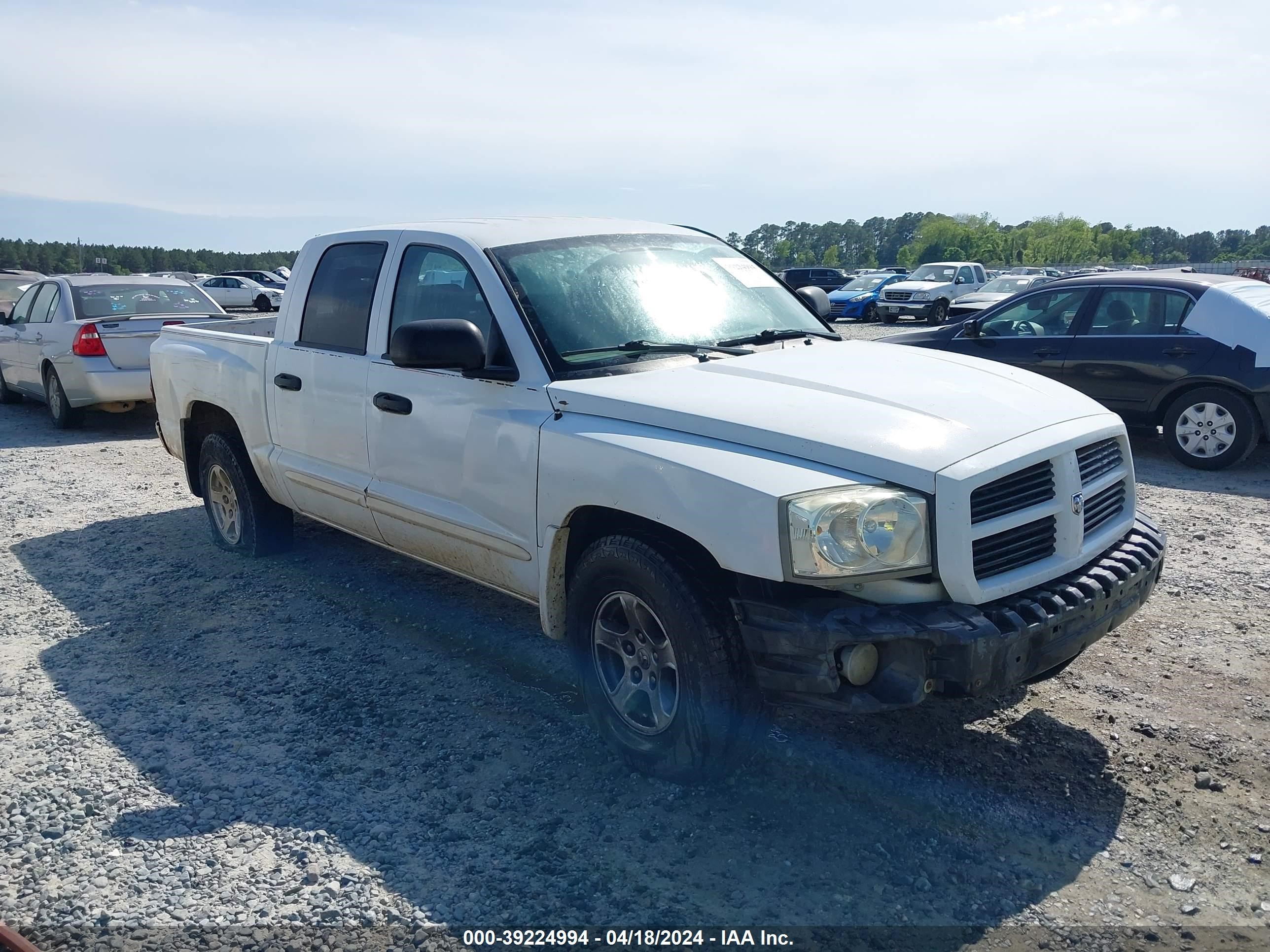 dodge dakota 2006 1d7he48n76s599879