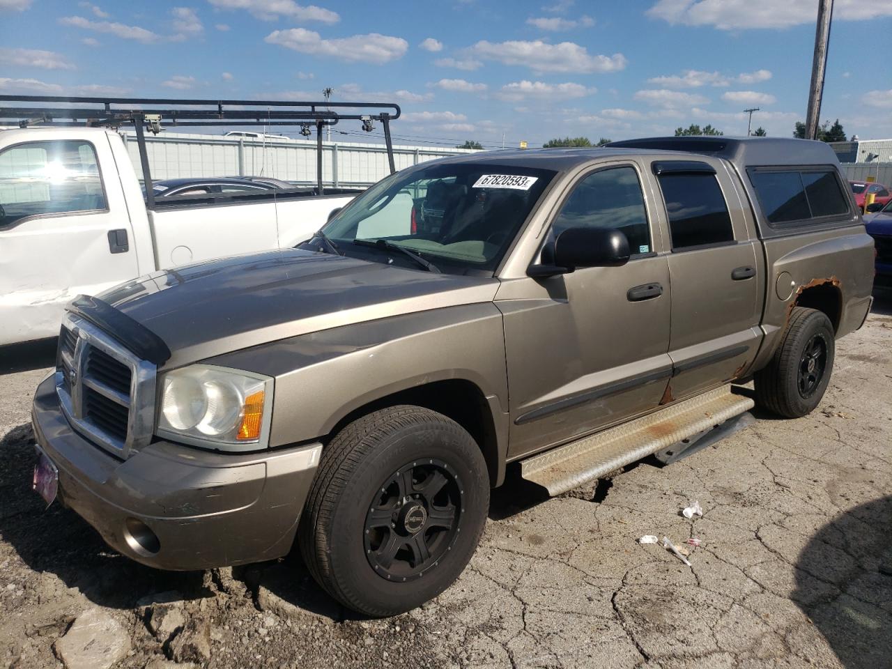 dodge dakota 2006 1d7he48n76s629463