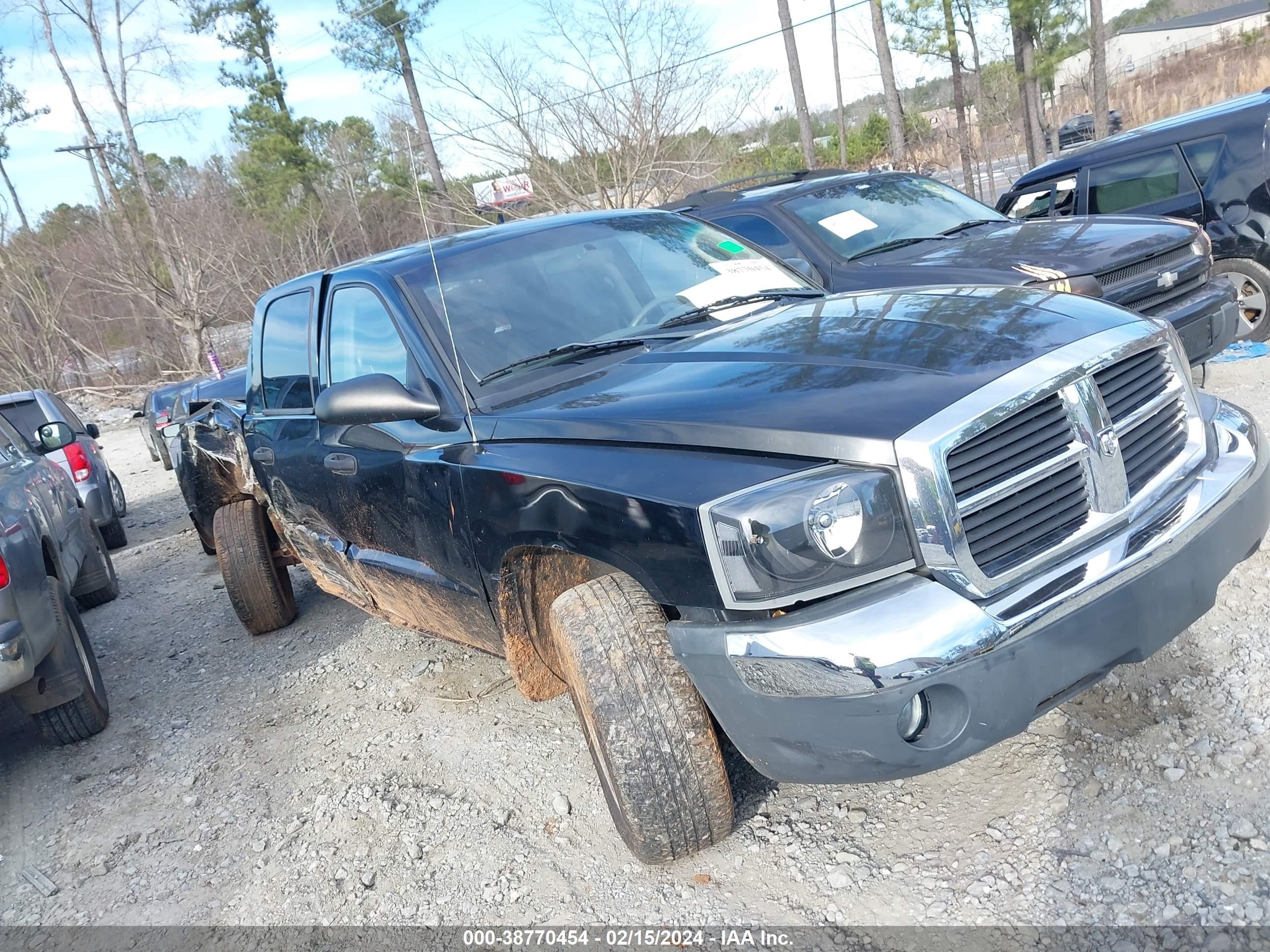 dodge dakota 2005 1d7he48nx5s214152