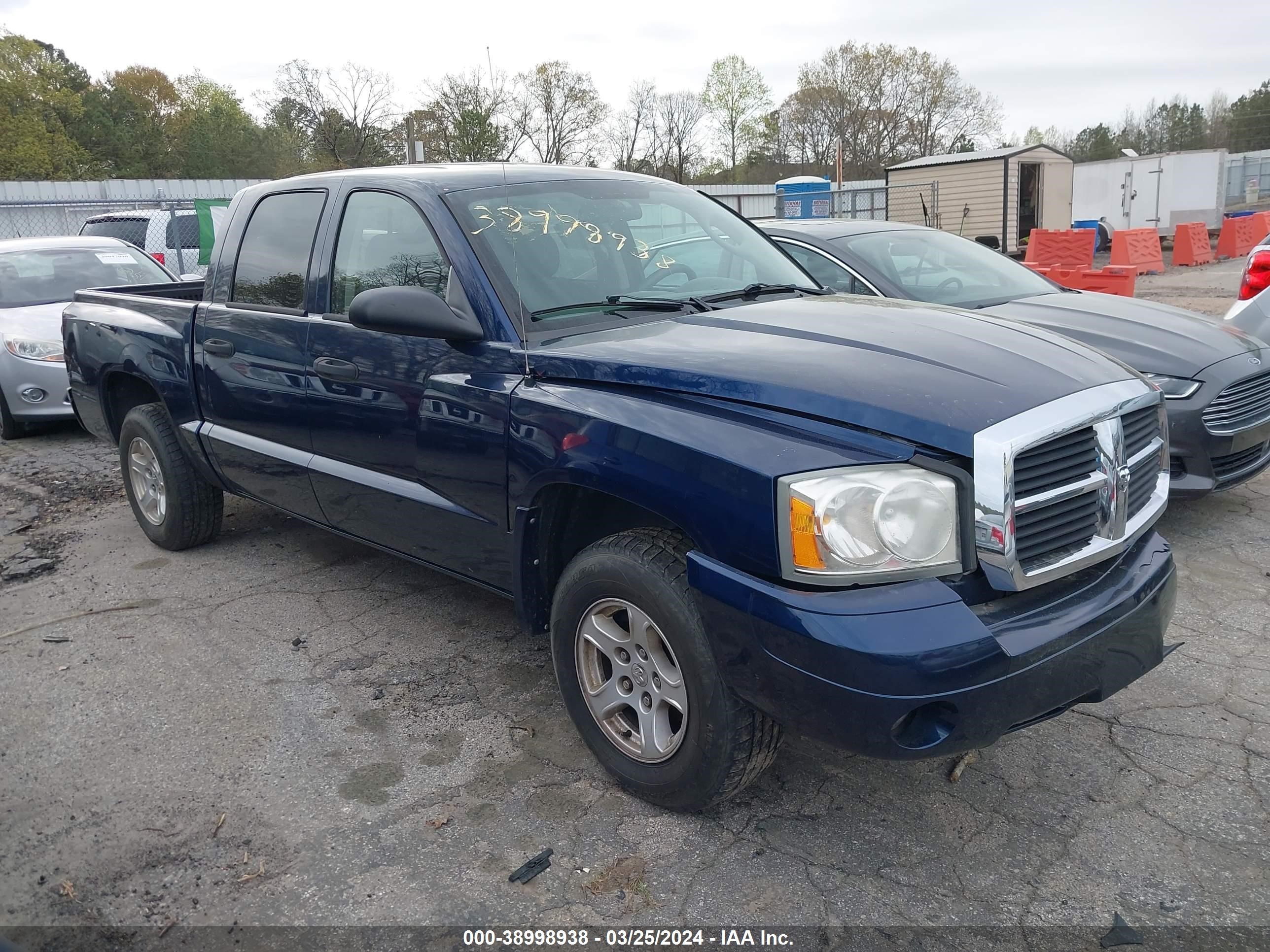 dodge dakota 2007 1d7he48p47s194906