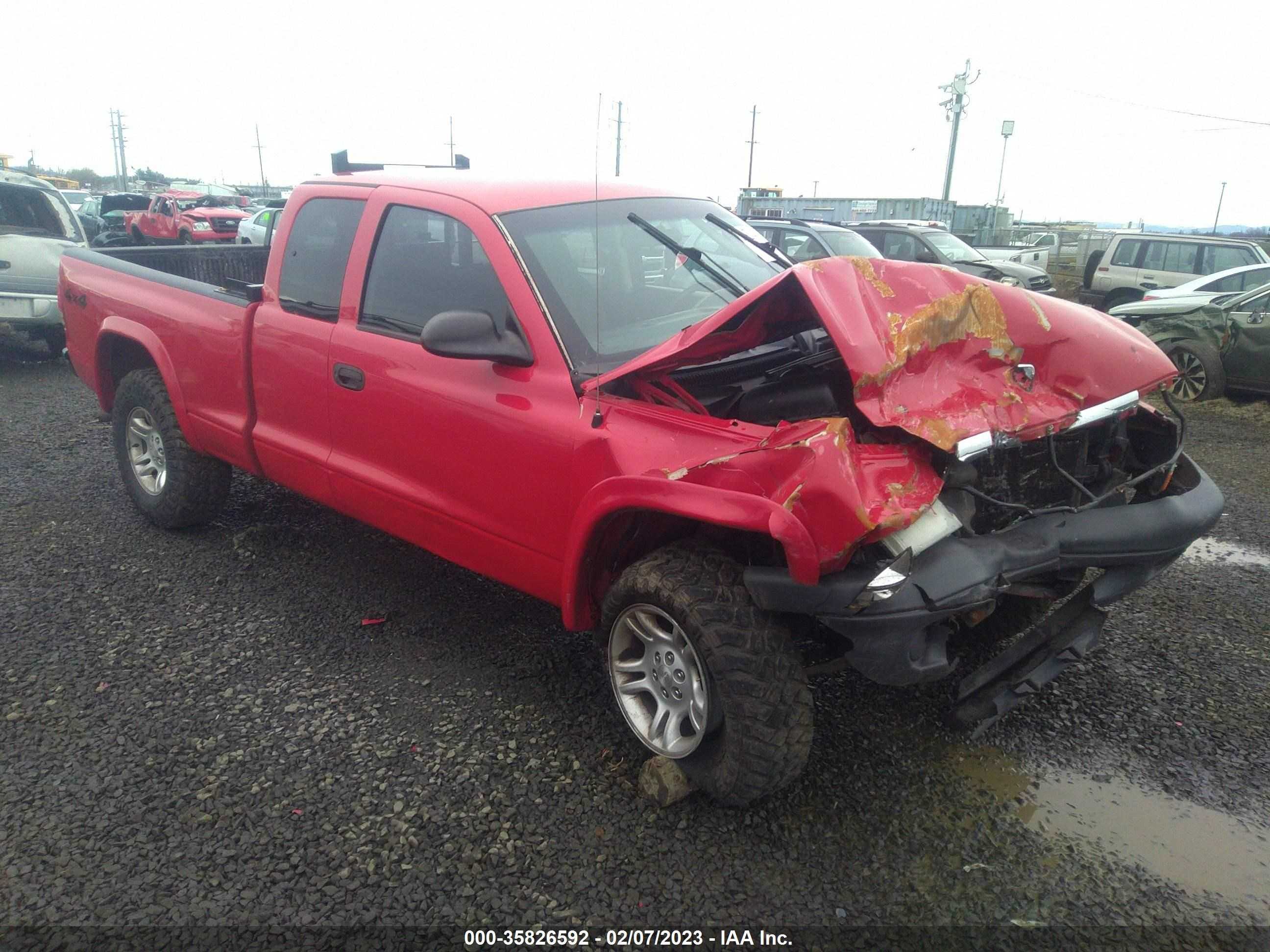 dodge dakota 2004 1d7hg12k74s503883