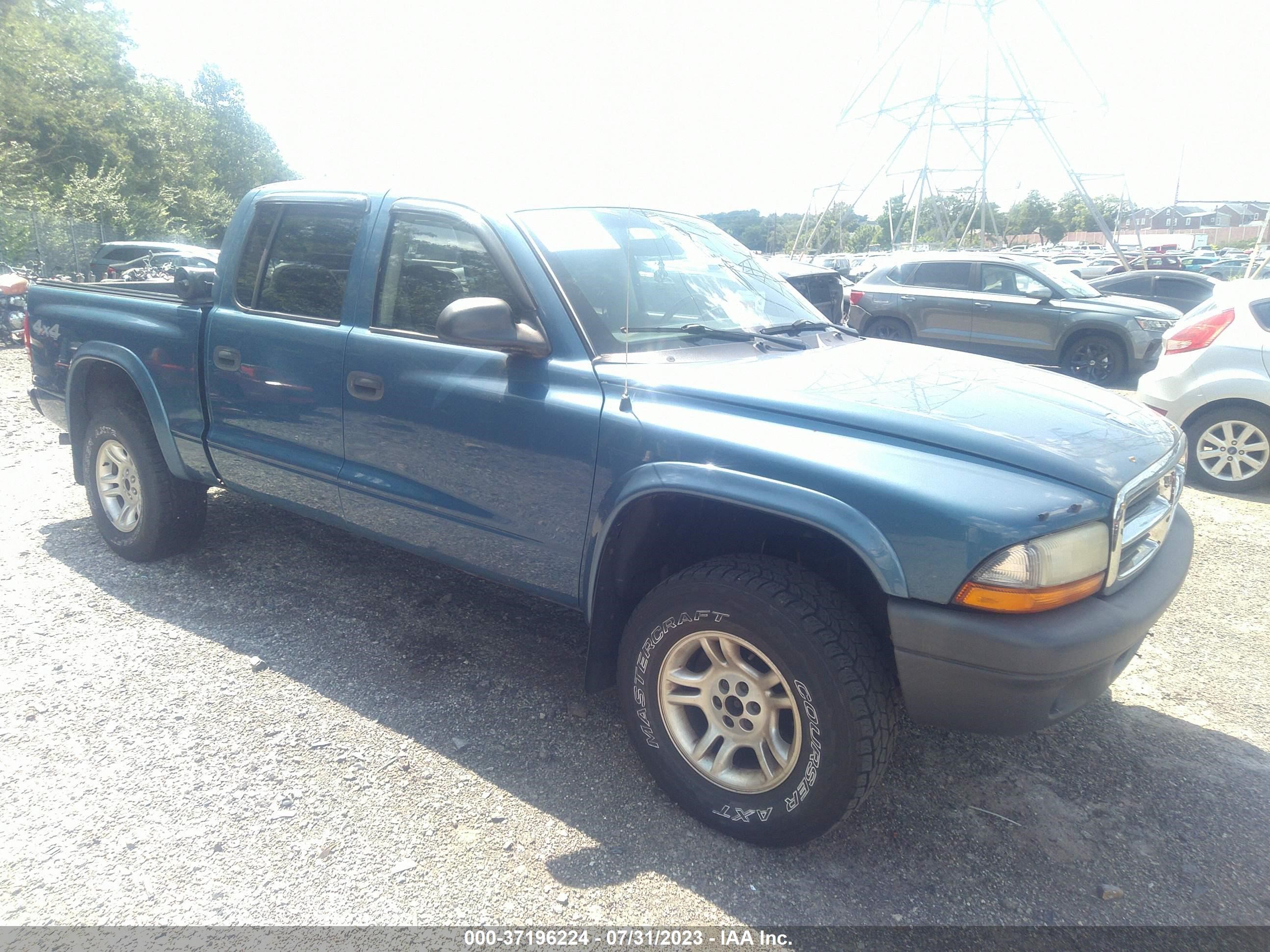 dodge dakota 2004 1d7hg38k64s576956