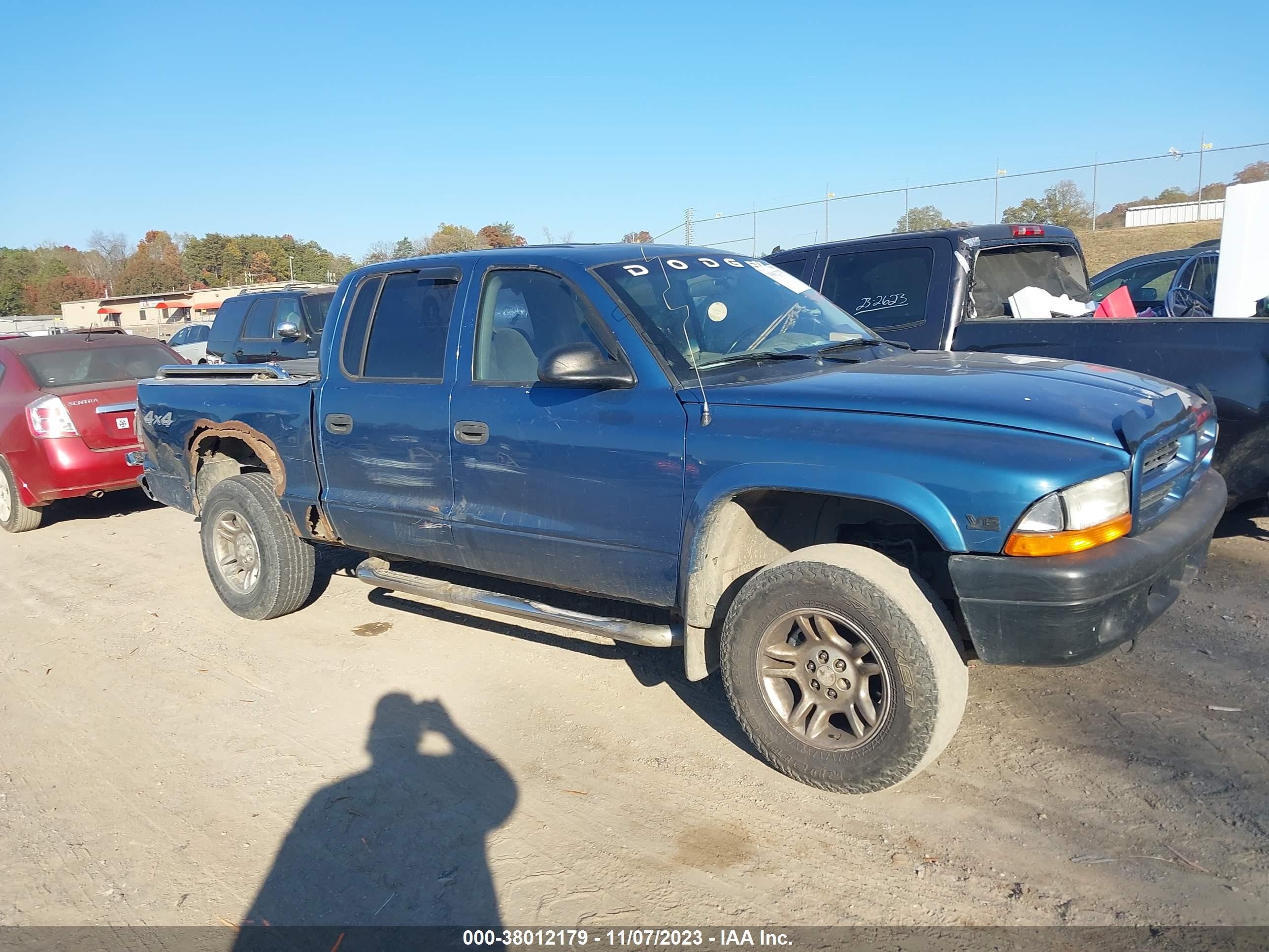 dodge dakota 2003 1d7hg38x93s334169