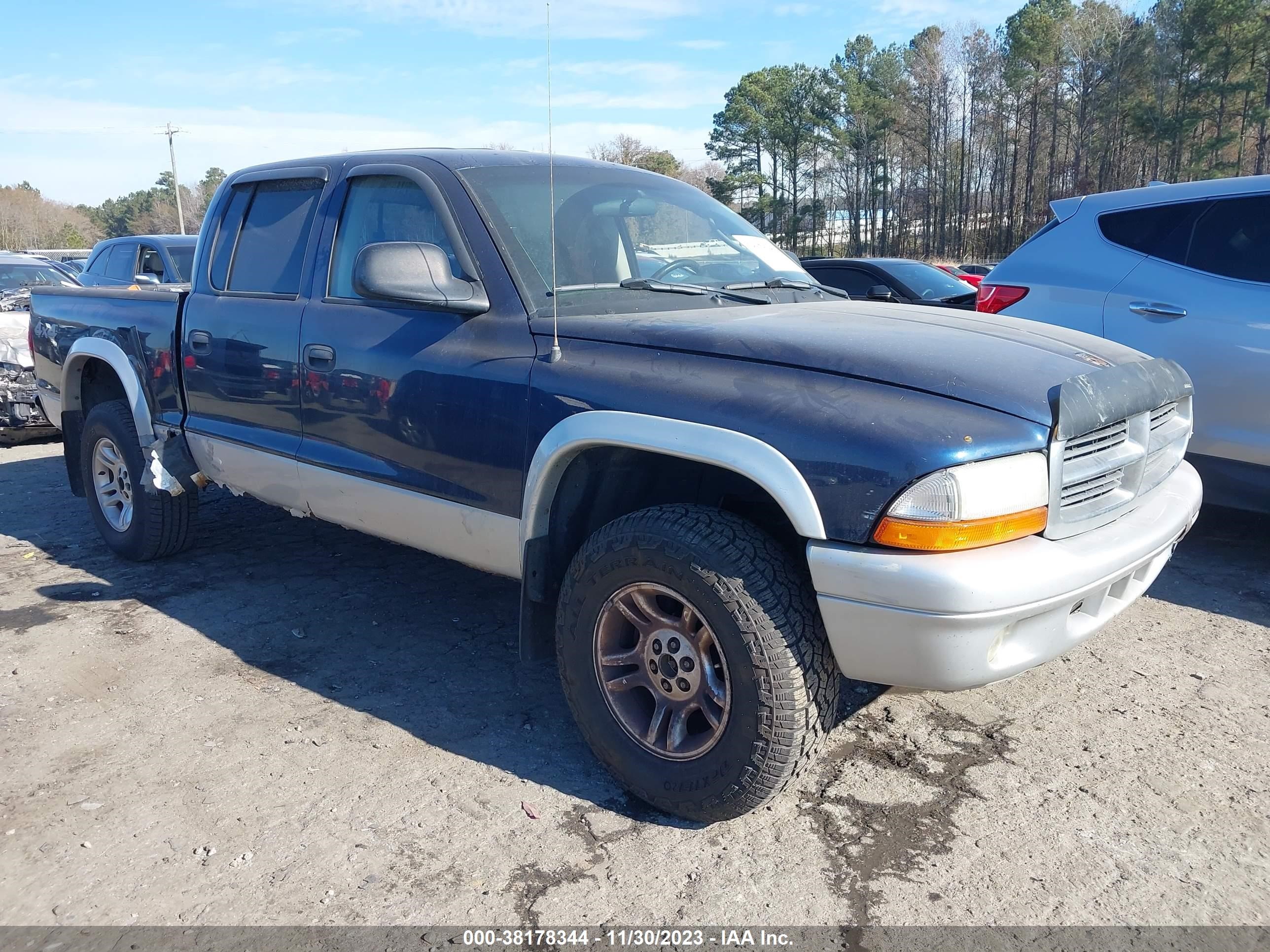 dodge dakota 2004 1d7hg48n84s521229