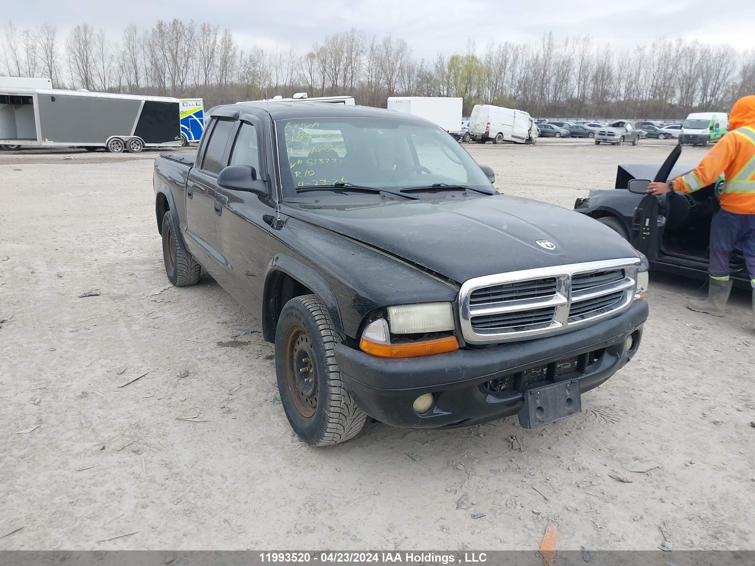 dodge dakota 2004 1d7hl38n84s613771