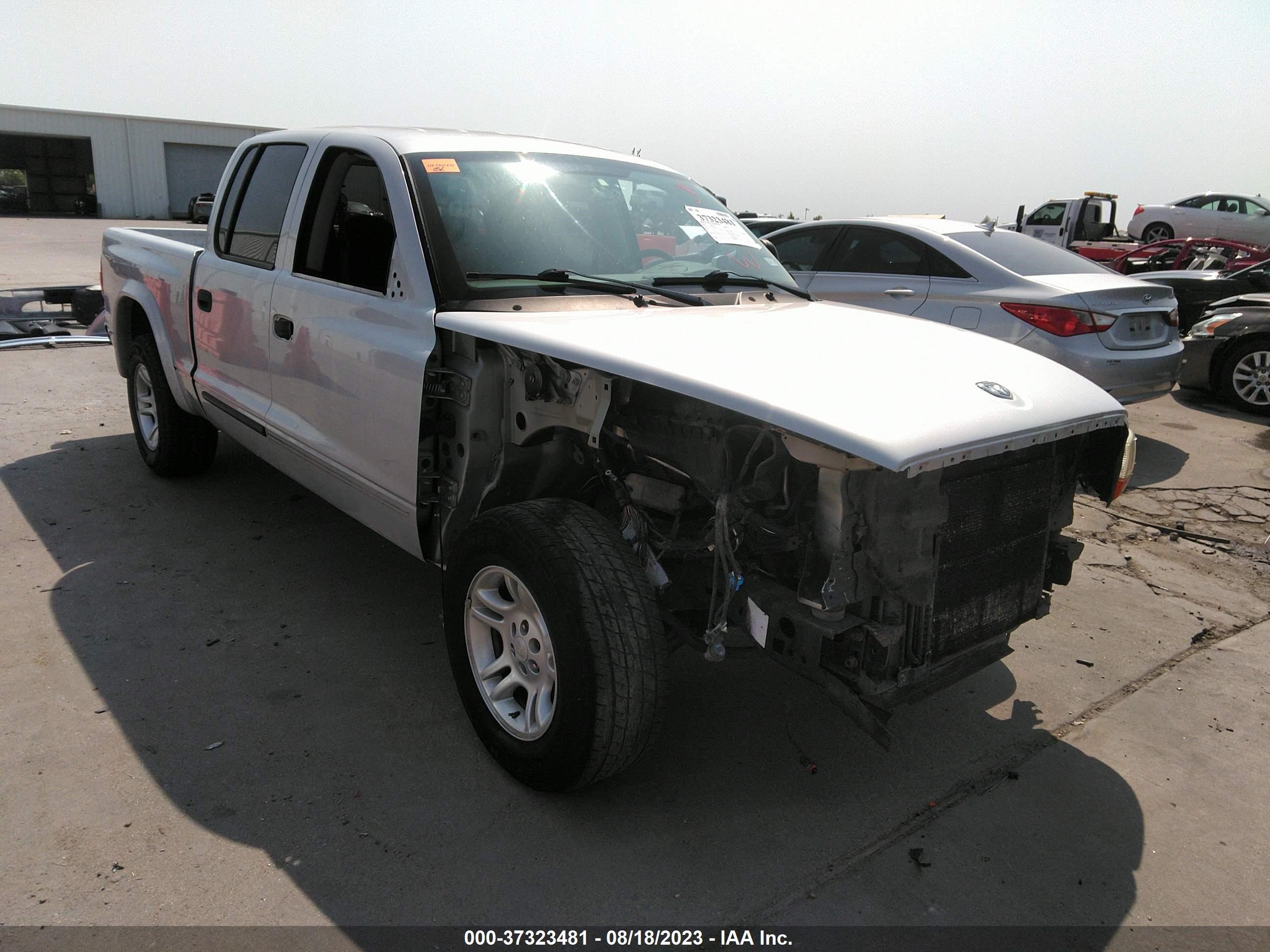 dodge dakota 2004 1d7hl48k64s651415