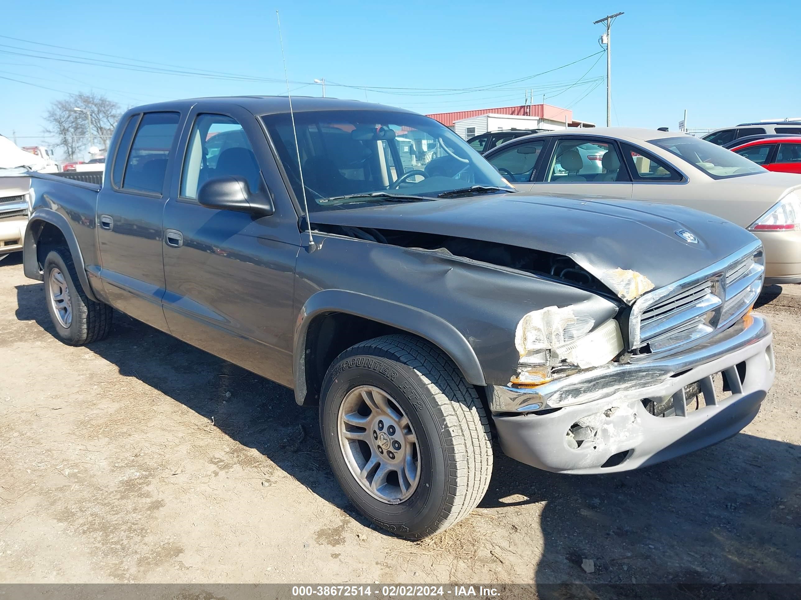 dodge dakota 2004 1d7hl48n04s509488