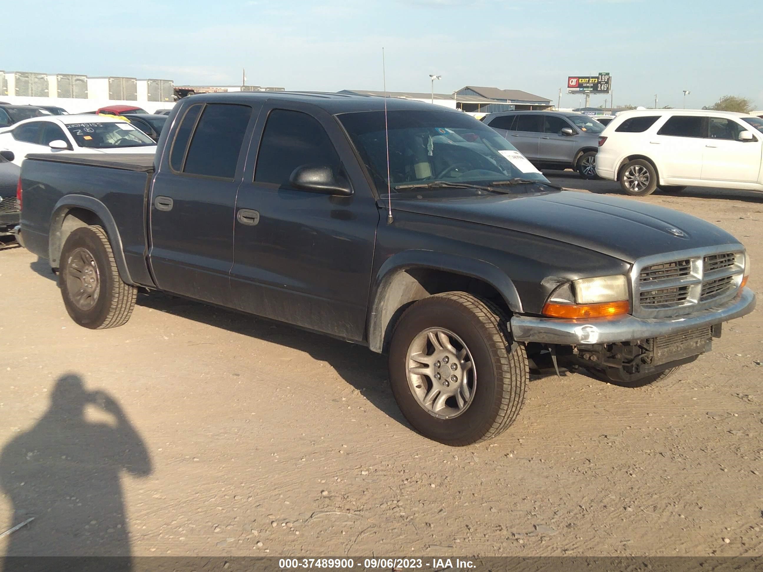 dodge dakota 2003 1d7hl48n43s296933