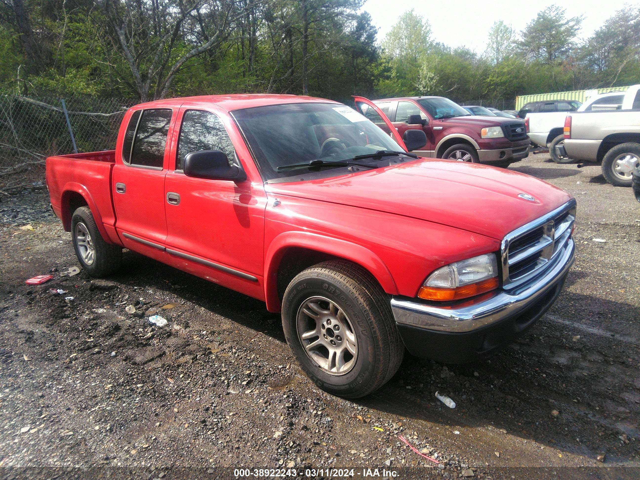 dodge dakota 2003 1d7hl48n43s366348