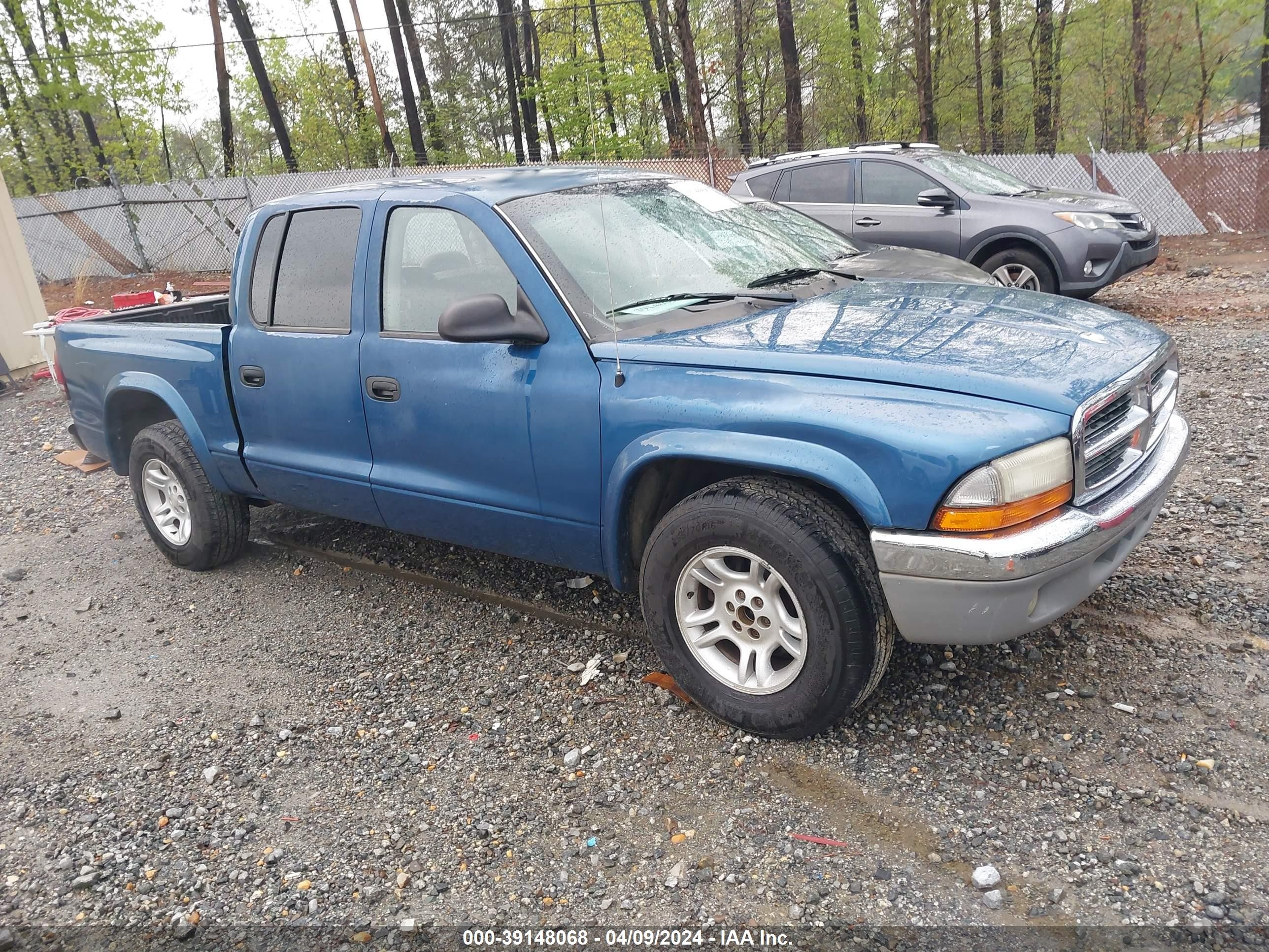 dodge dakota 2004 1d7hl48n44s729653