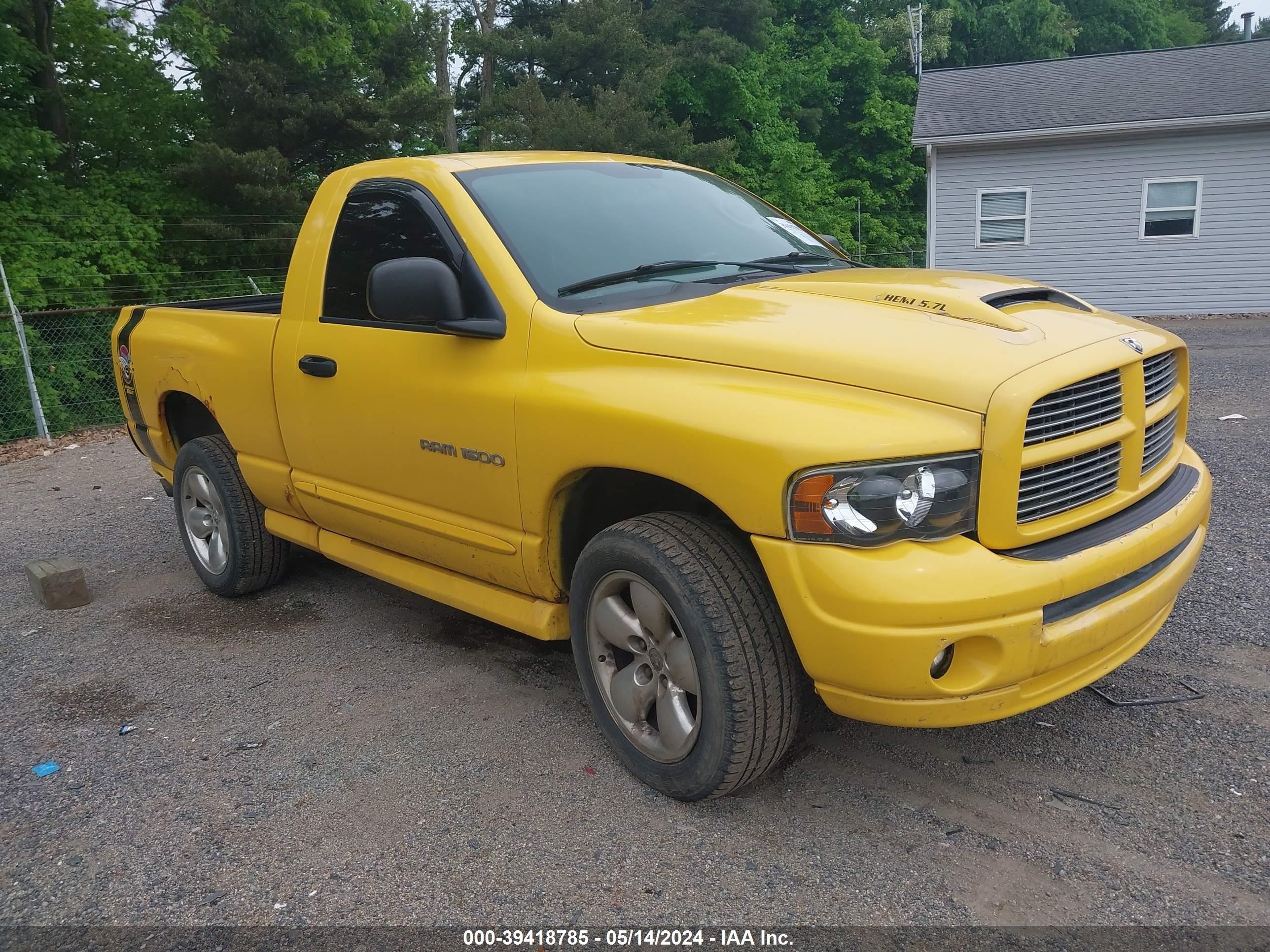 dodge ram 2005 1d7hu16d85j518596