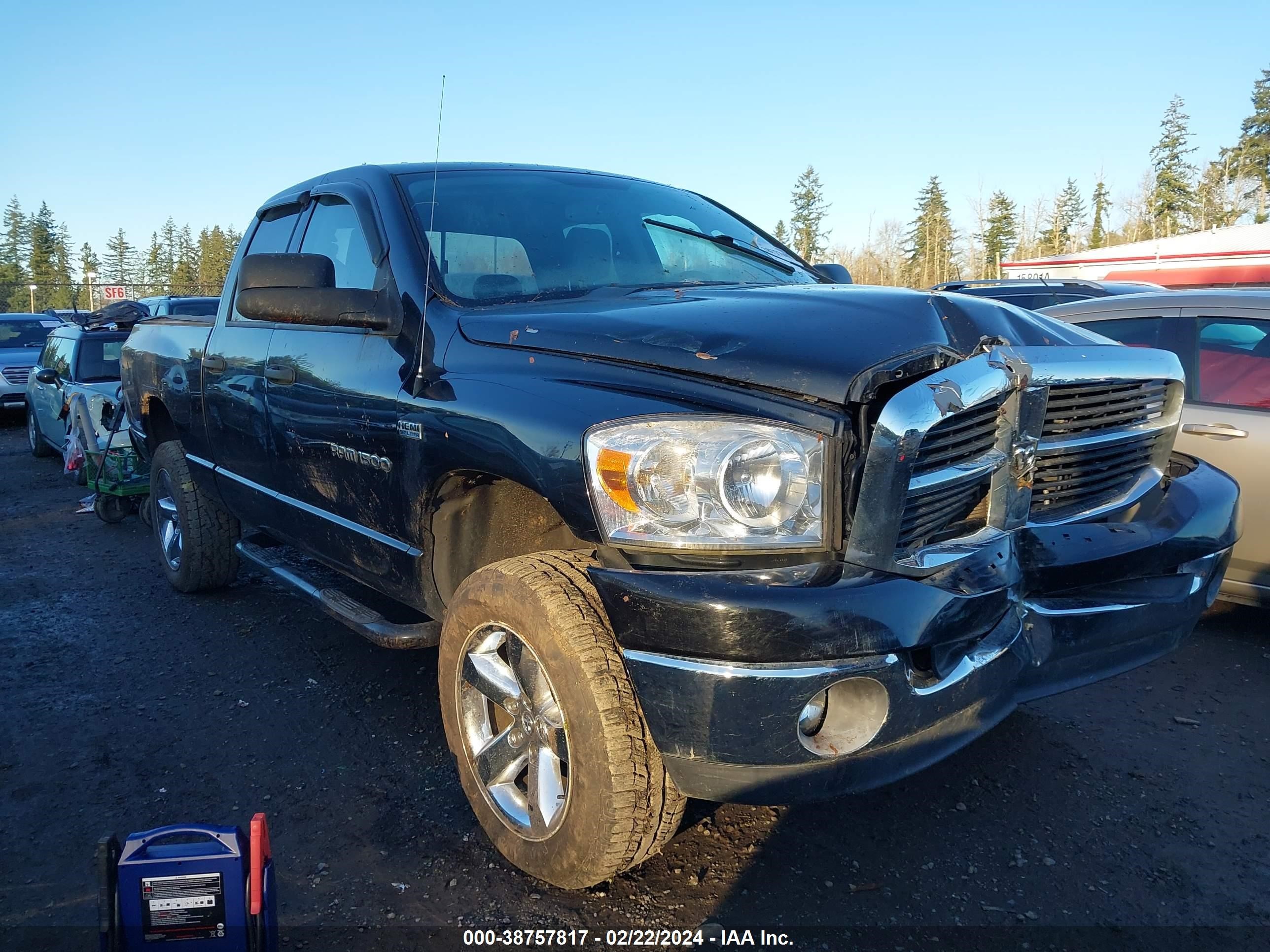 dodge ram 2007 1d7hu18237s254325