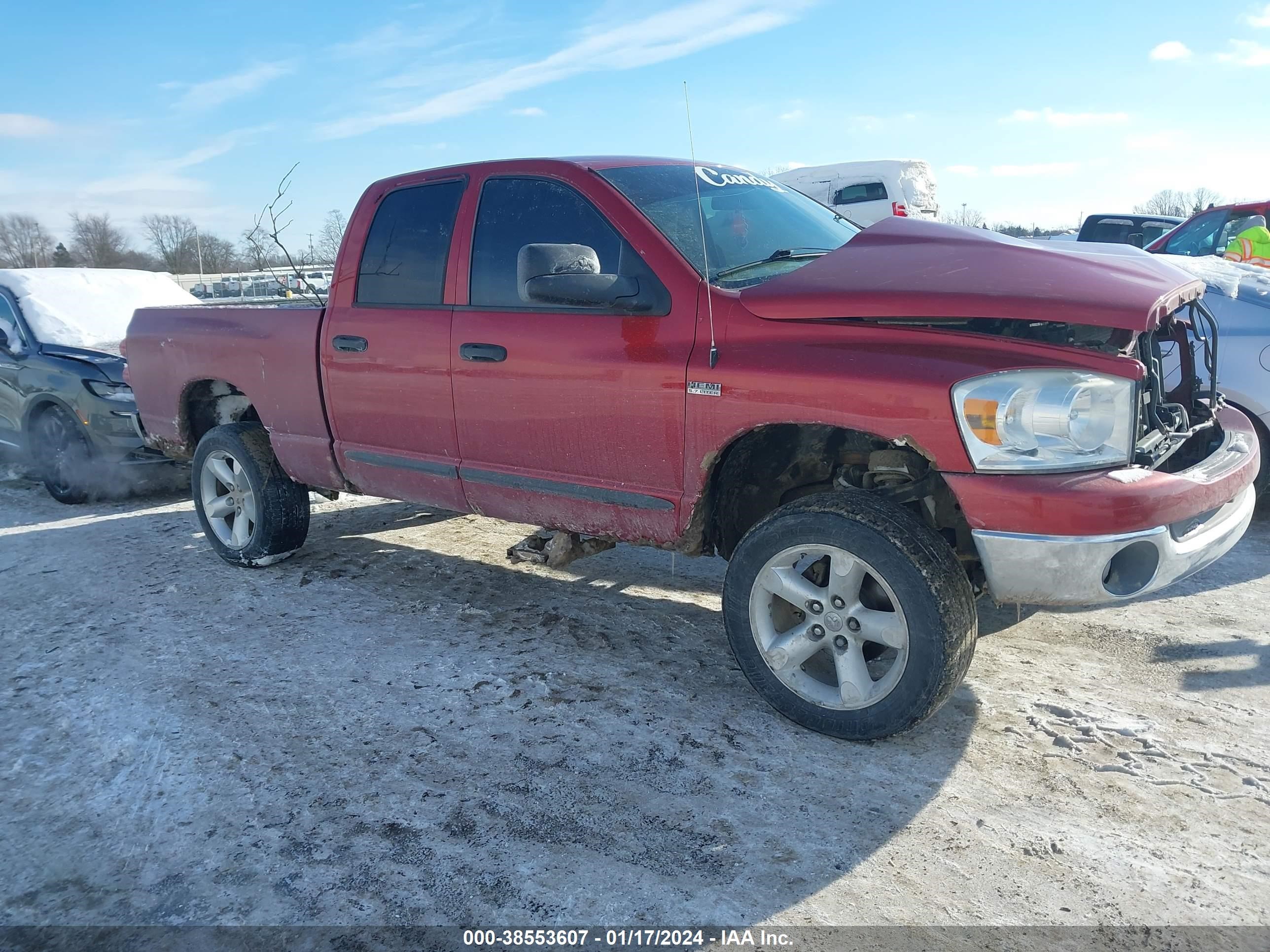 dodge ram 2007 1d7hu18267s102524