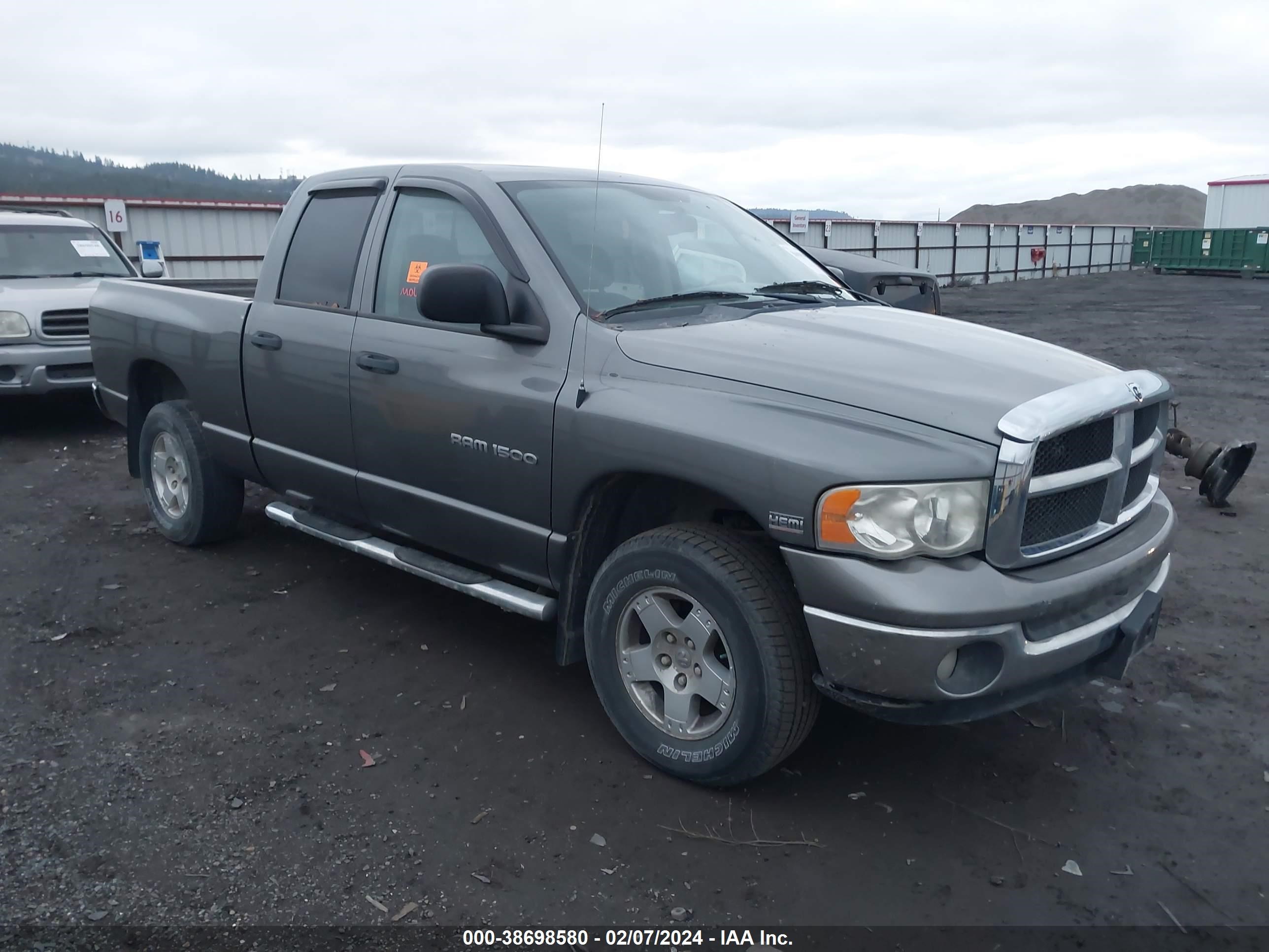 dodge ram 2005 1d7hu18d05s105403