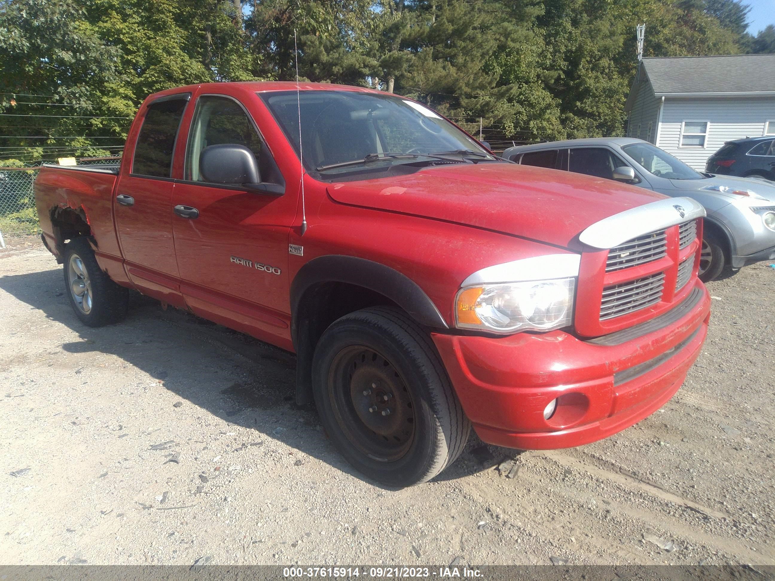 dodge ram 2005 1d7hu18d05s202438